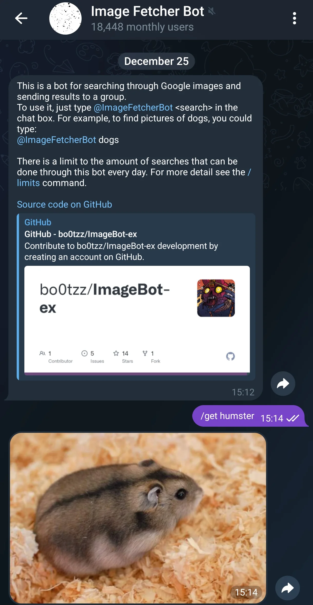 Image Fetcher Bot — Preview 1
