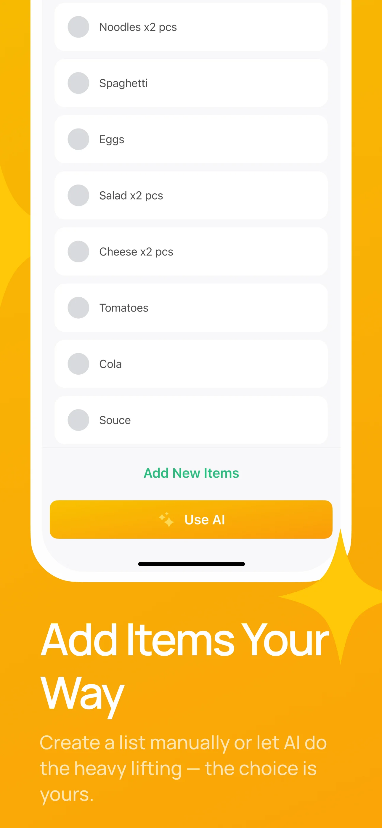 BananaList - AI Grocery List — Перегляд 5
