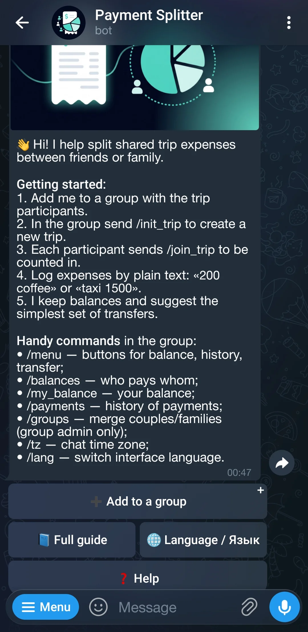 Payment Splitter — Pratinjau 1