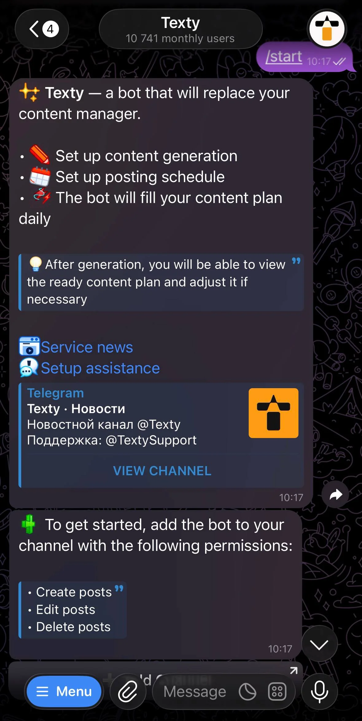 Texty — Preview 1