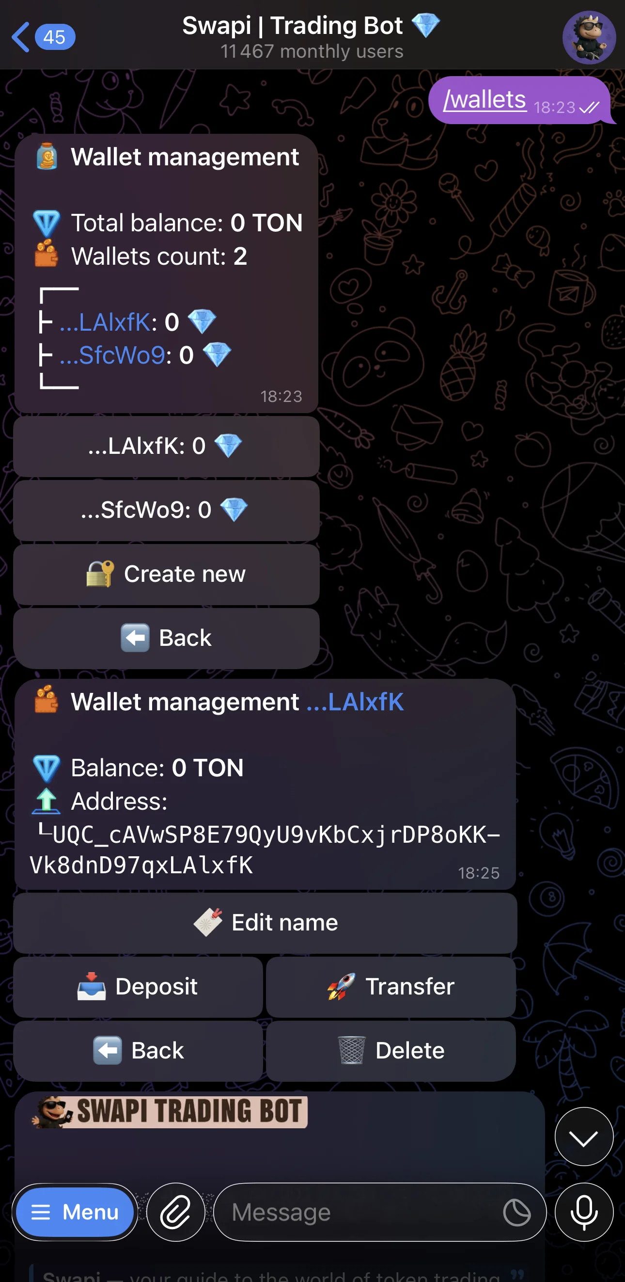 Swapi | Trading Bot 💎 — Preview 3