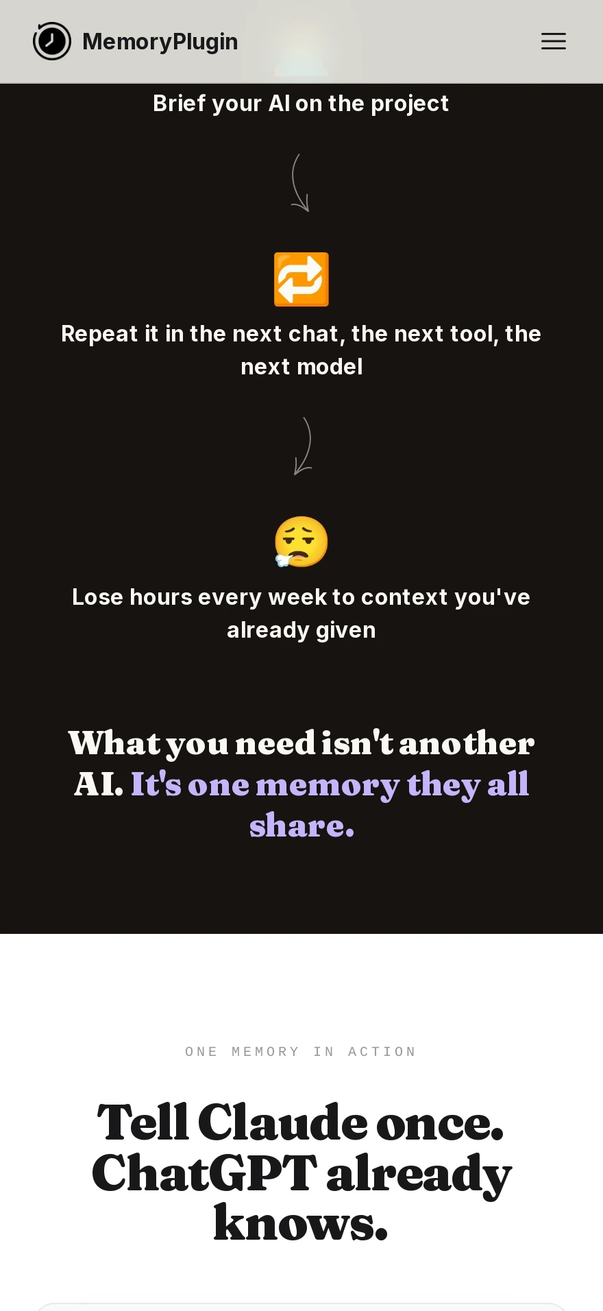 MemoryPlugin — Preview 3