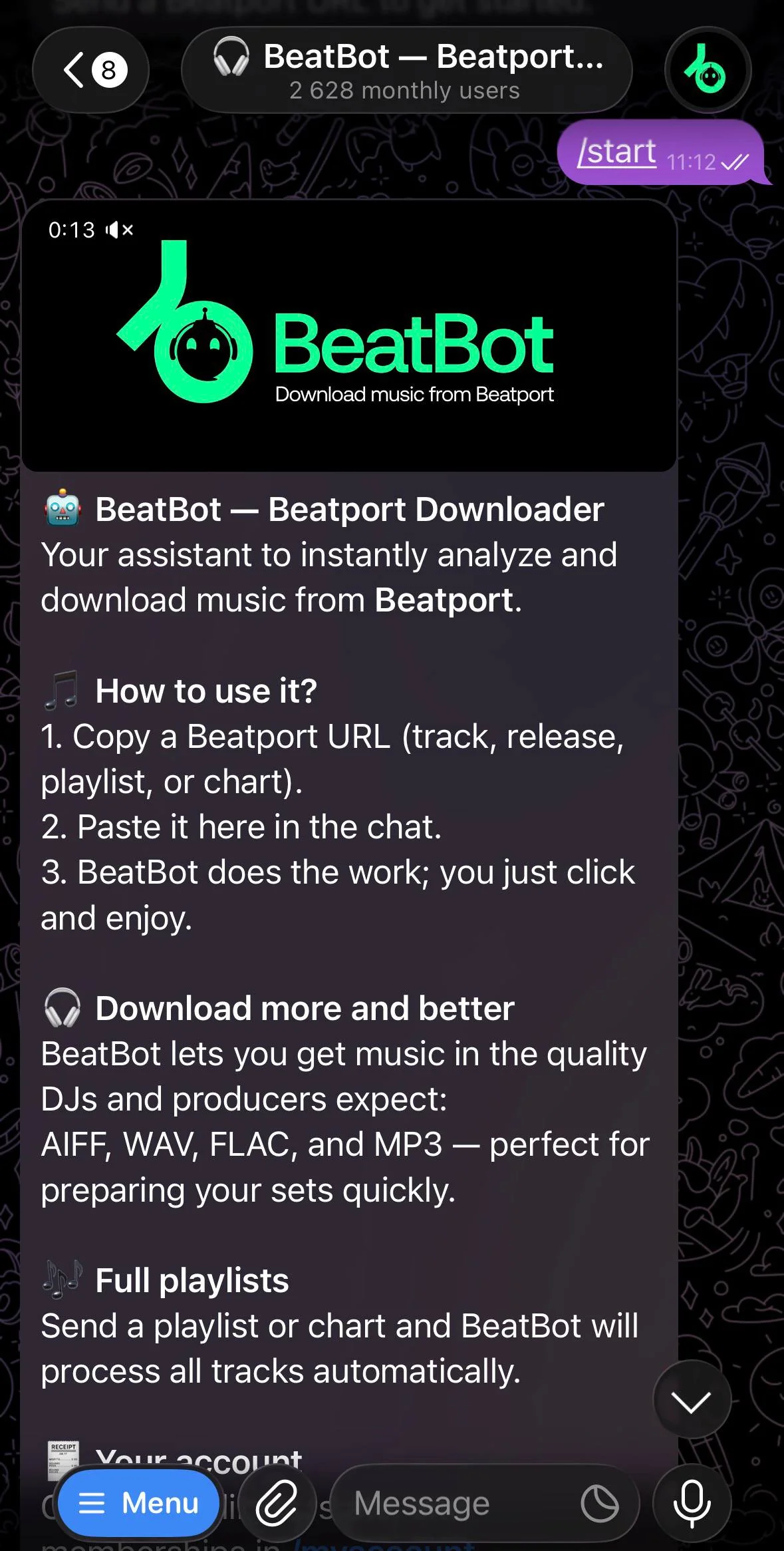 BeatBot — Preview 1