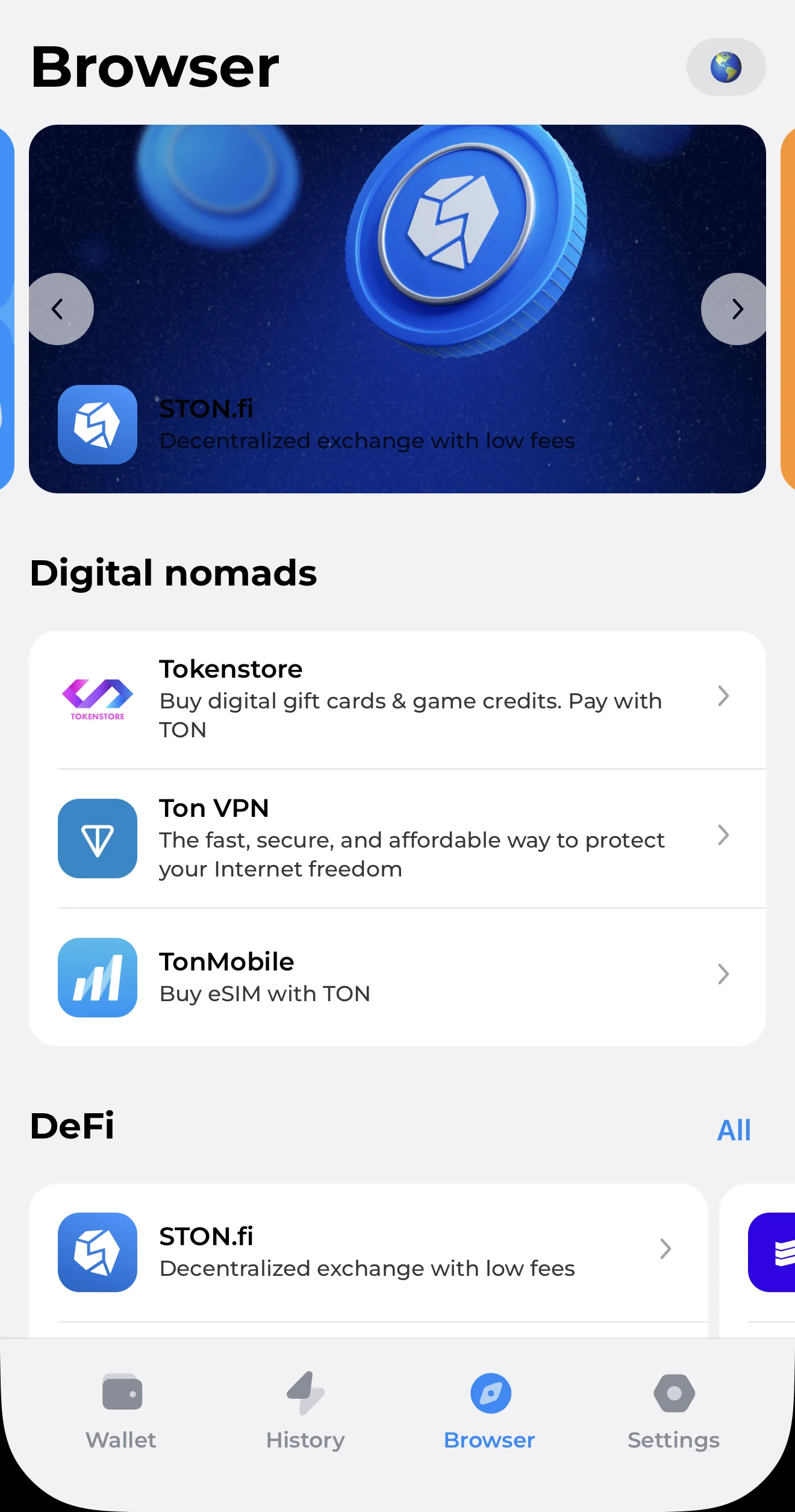 Tonkeeper — Preview 3