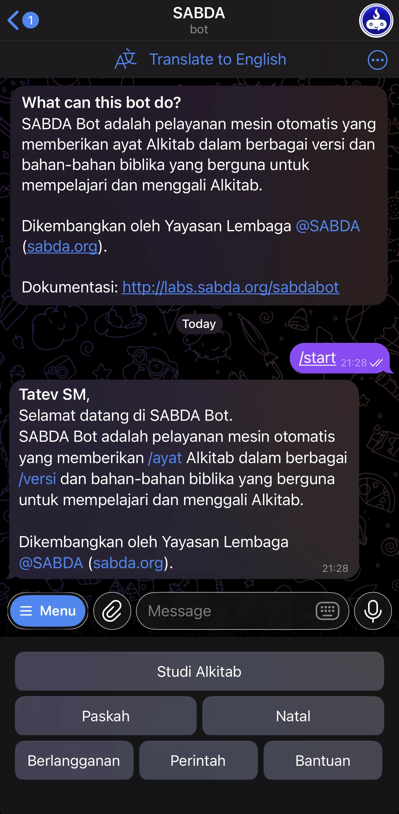 SABDA — Preview 1