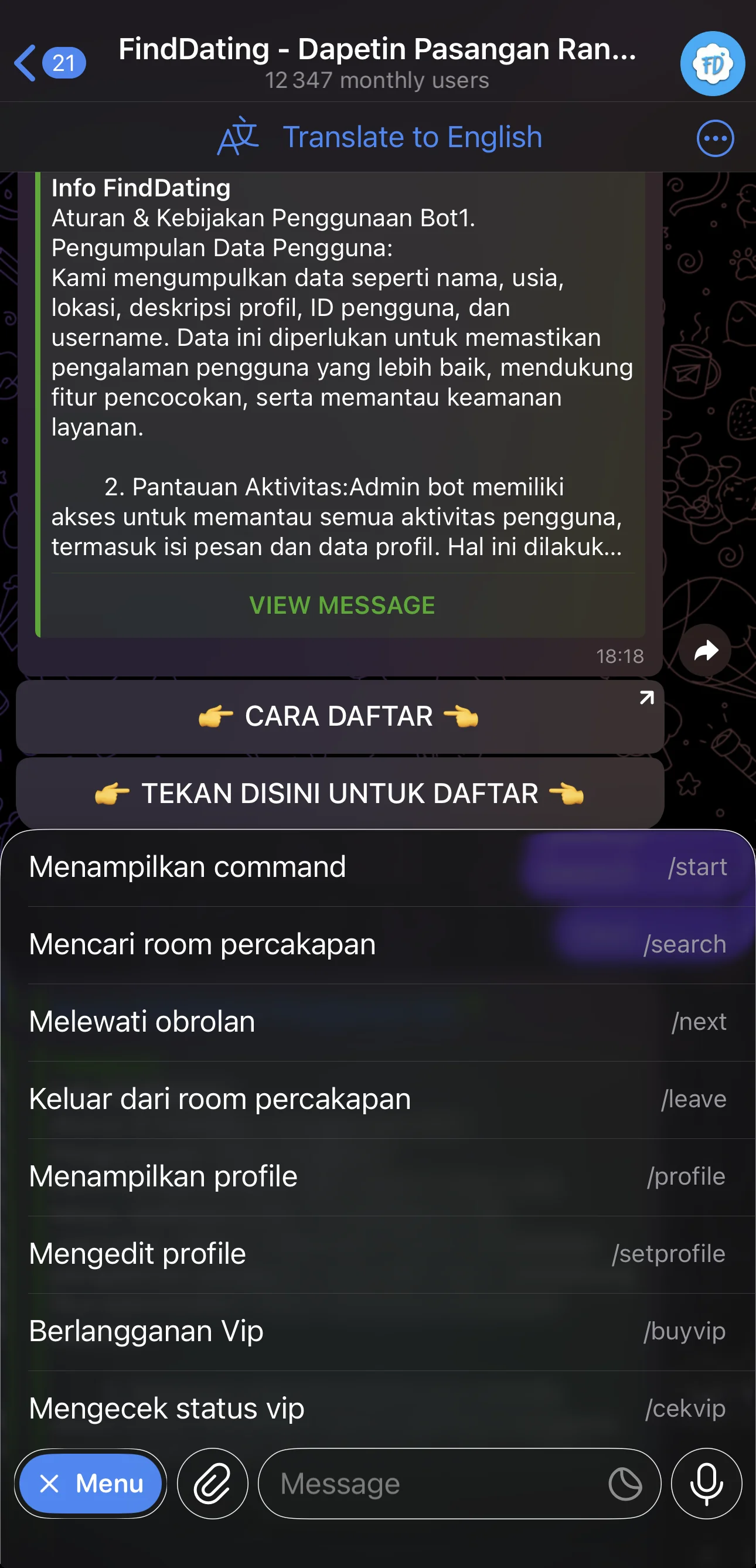 FindDating - Dapetin Pasangan Random 🚀 — Preview 2