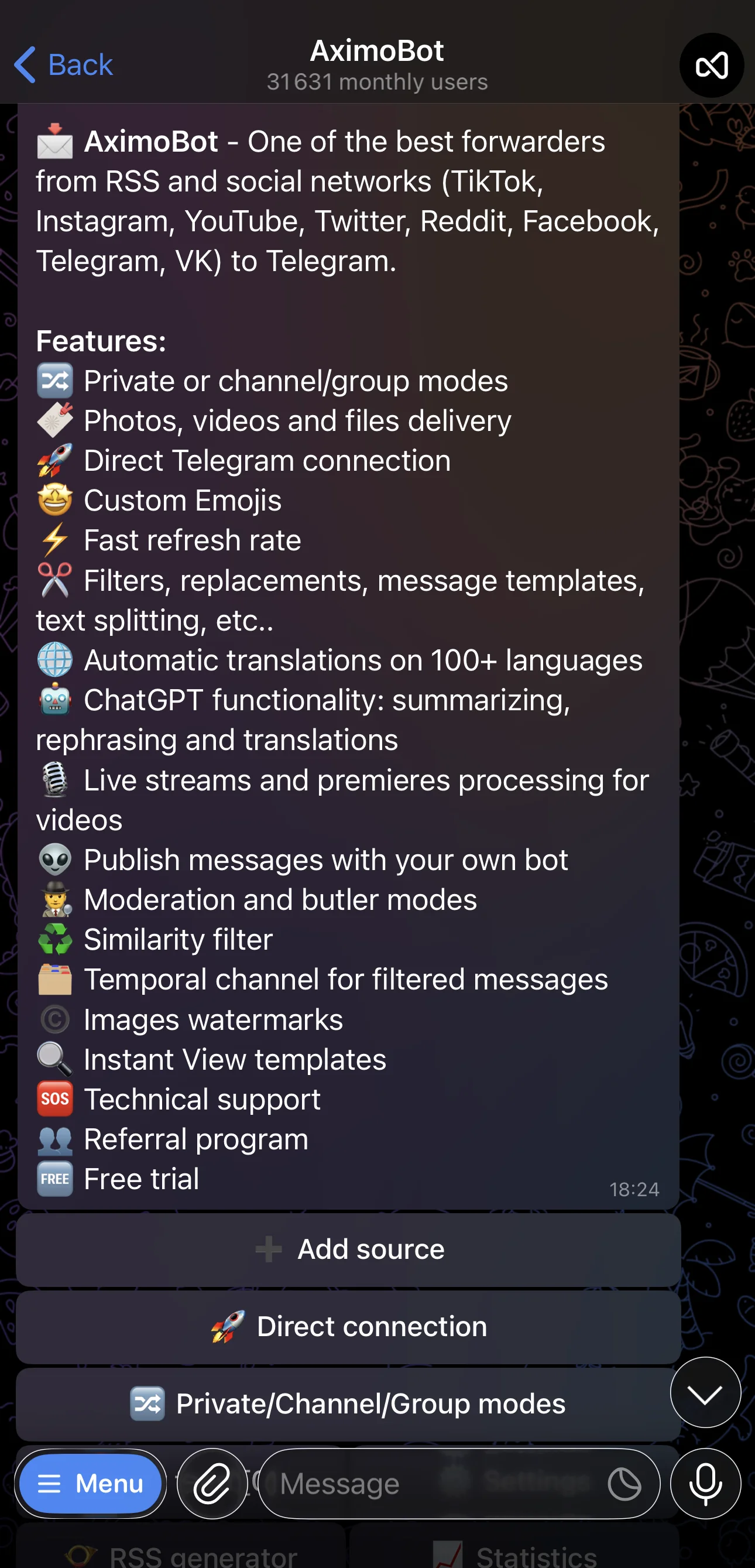 AximoBot — Preview 2