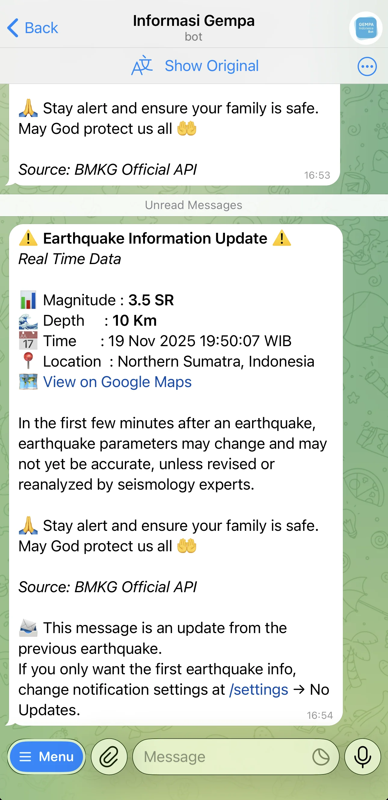 Informasi Gempa — Превью 3
