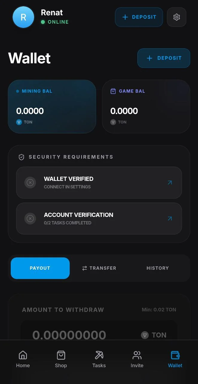 TonRun Miner — Превью 5