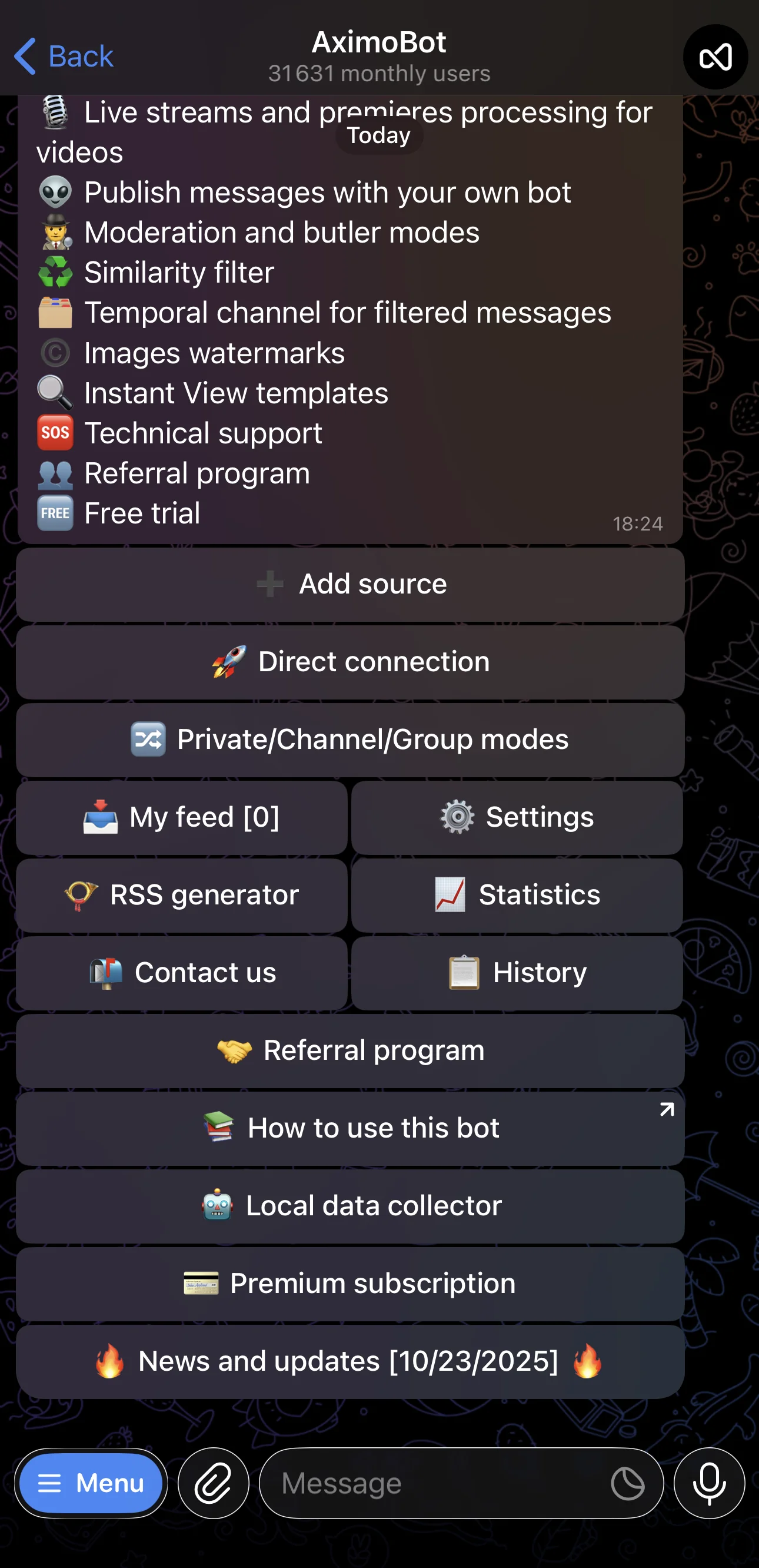 AximoBot — Preview 3
