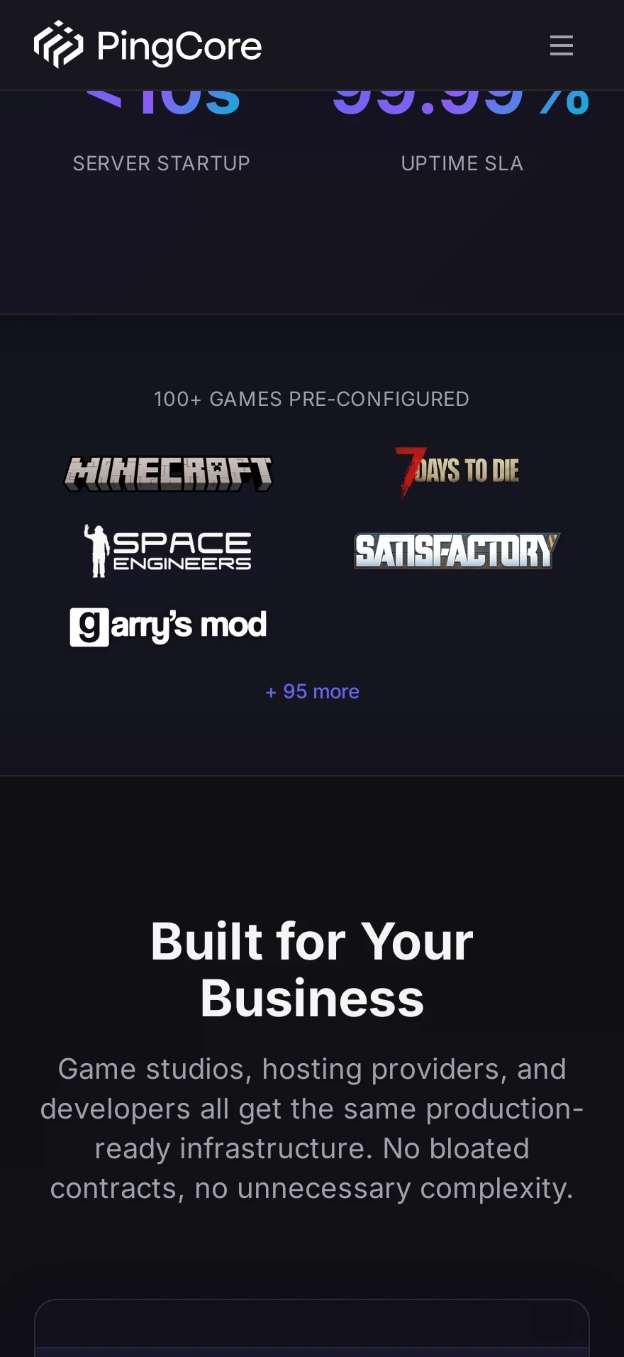 Pingcore — Preview 2