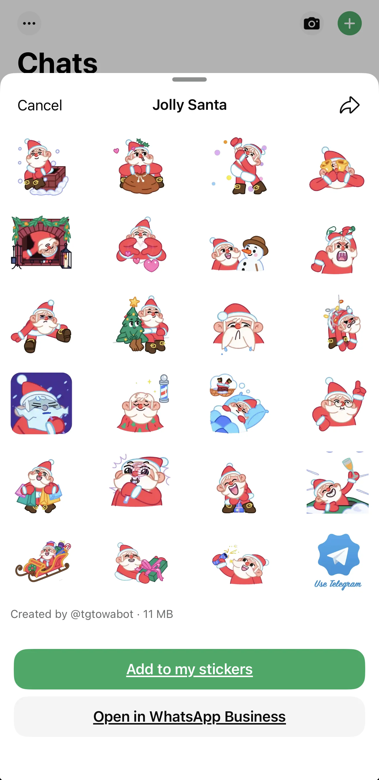Telegram Stickers to WhatsApp Transfer — Preview 4