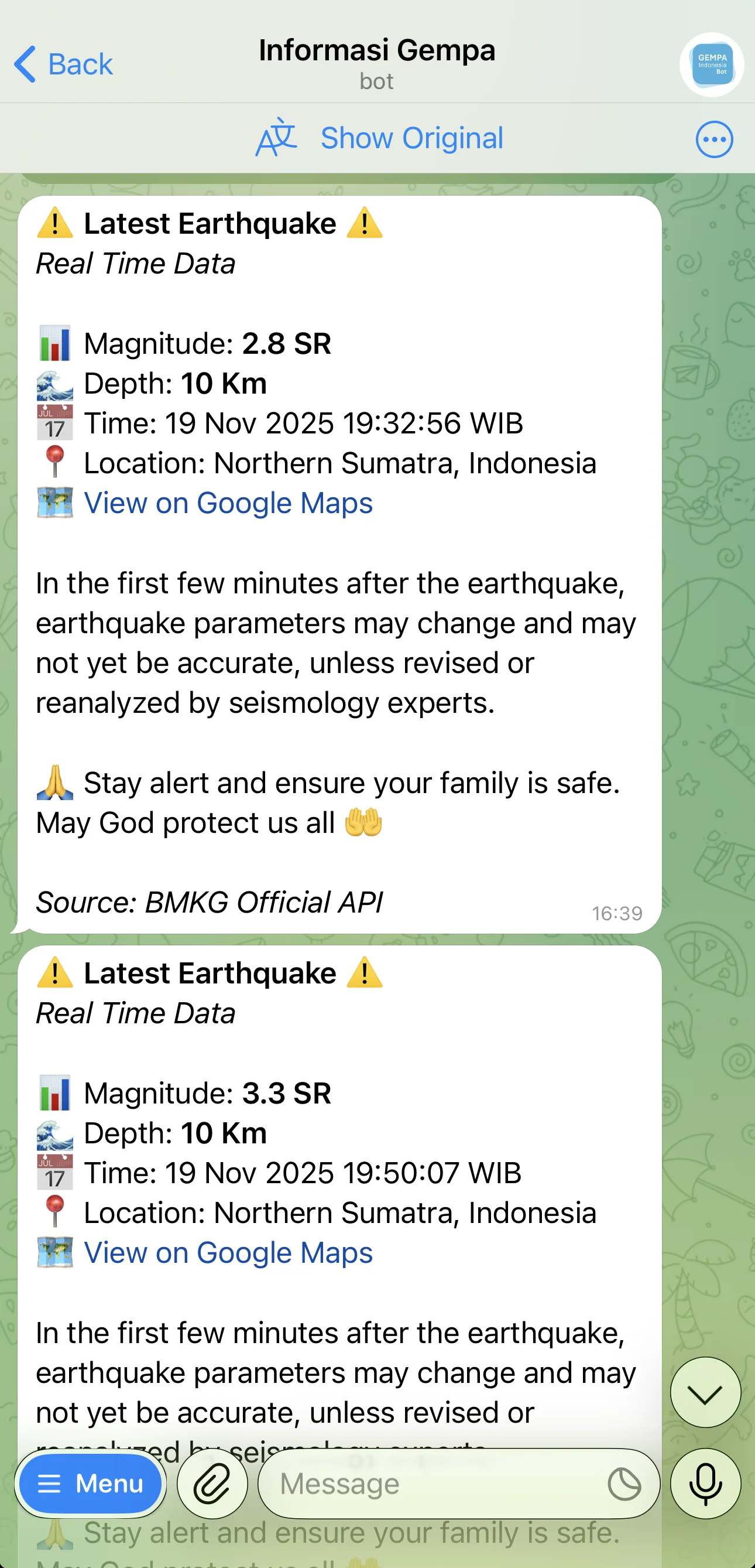 Informasi Gempa — Превью 2