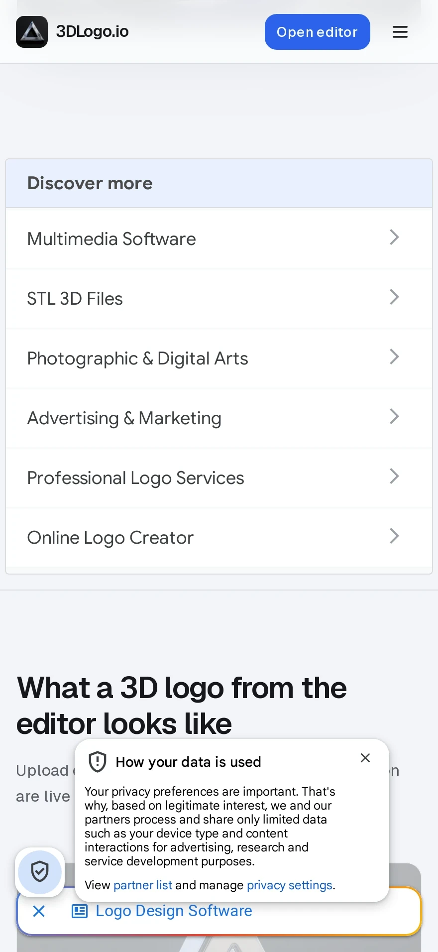 3DLogo.io — Preview 2