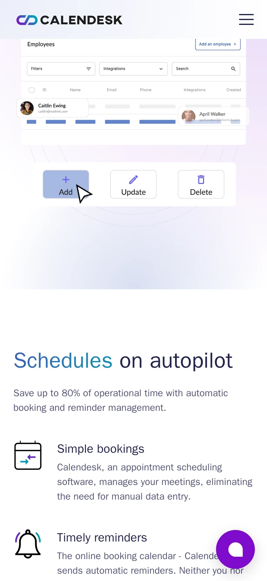 Calendesk - Appointment scheduling software — Preview 3