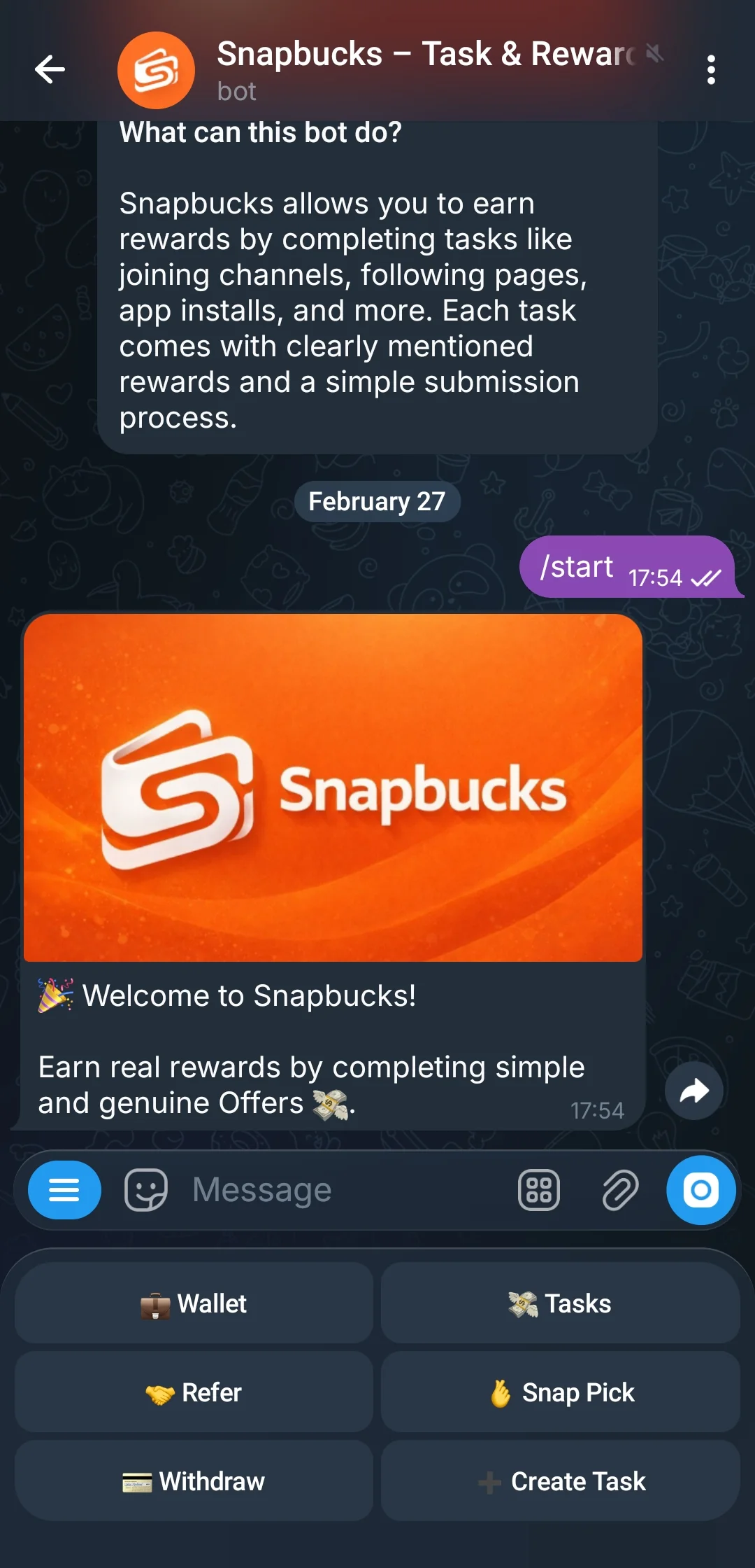 Snapbucks — पूर्वावलोकन 1