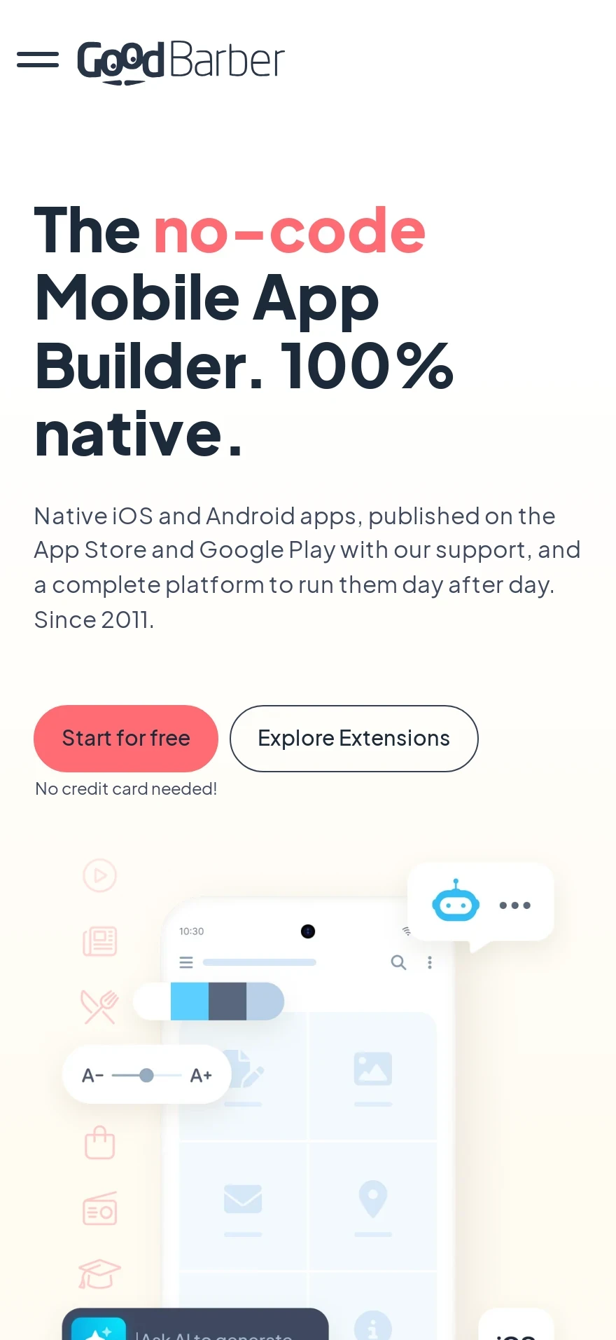 GoodBarber — Preview 1