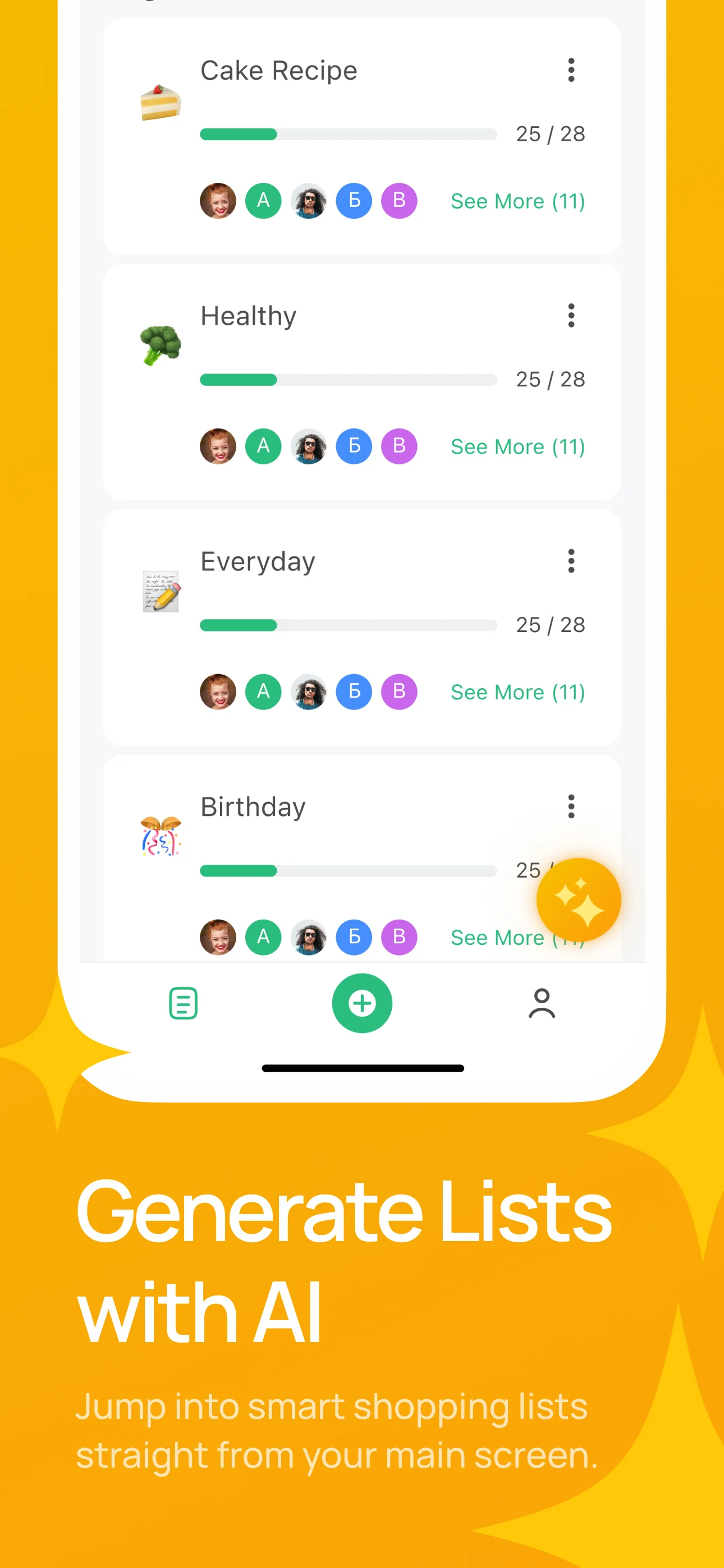 BananaList - AI Grocery List — Перегляд 3