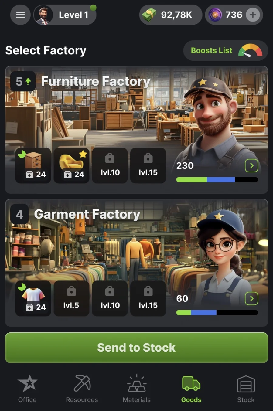 Star Industry Game 🏭 — Preview 2