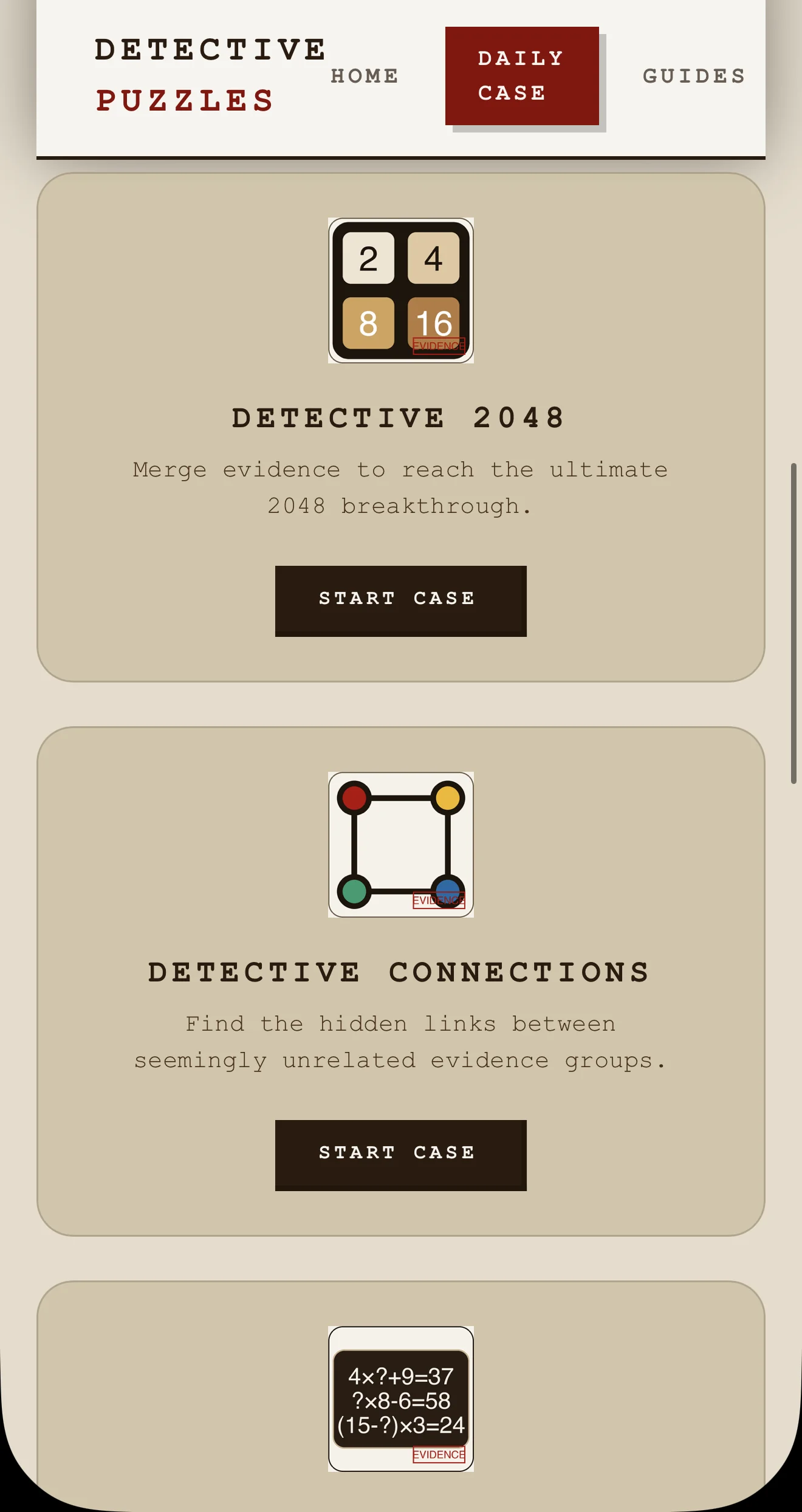 DetectivePuzzles — Preview 1