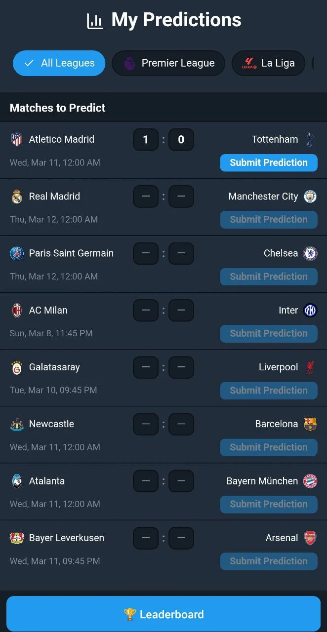 Football Live Goals Bot — पूर्वावलोकन 1