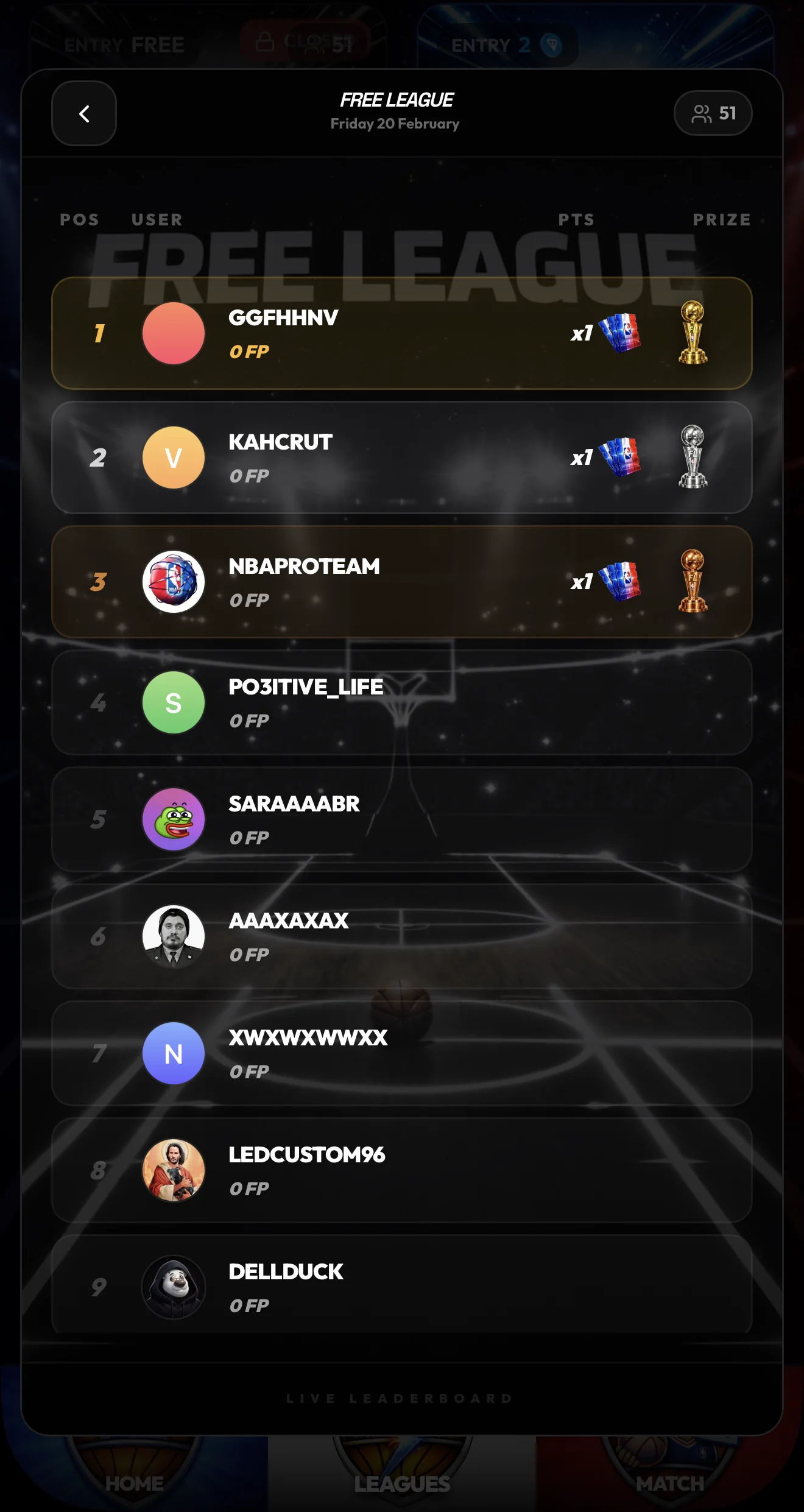 FantasyNBA — Preview 5