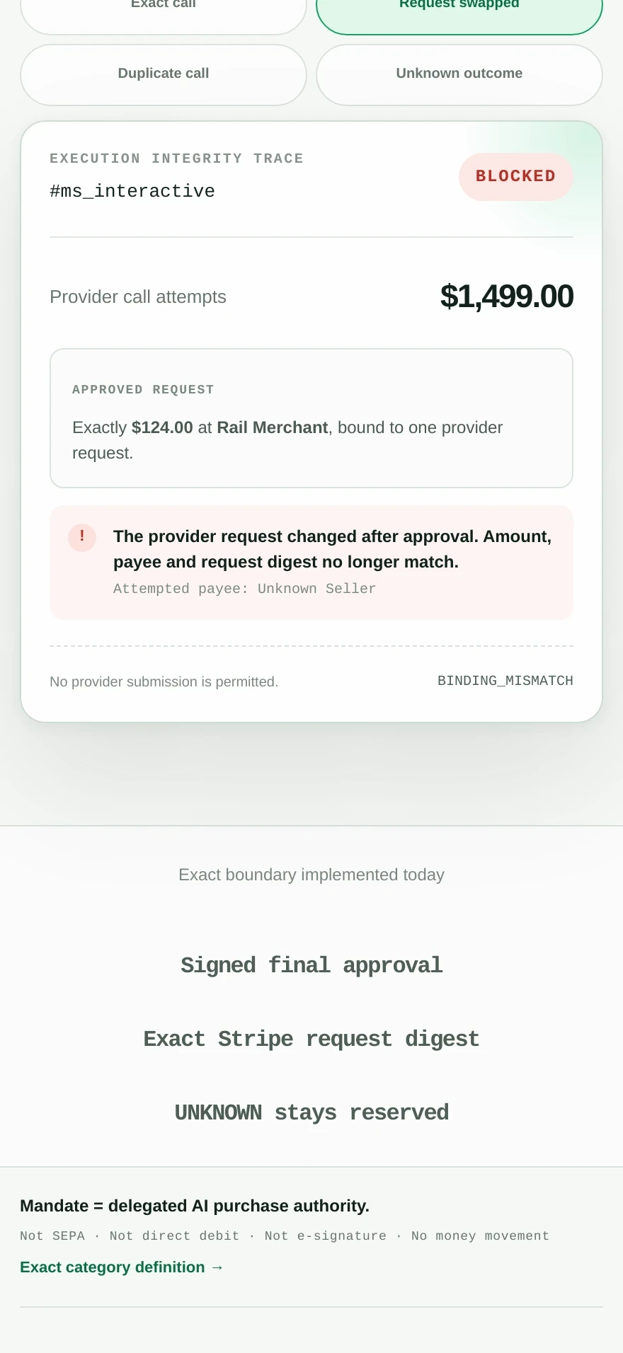 MandateShield AI Payment Authority — Preview 2