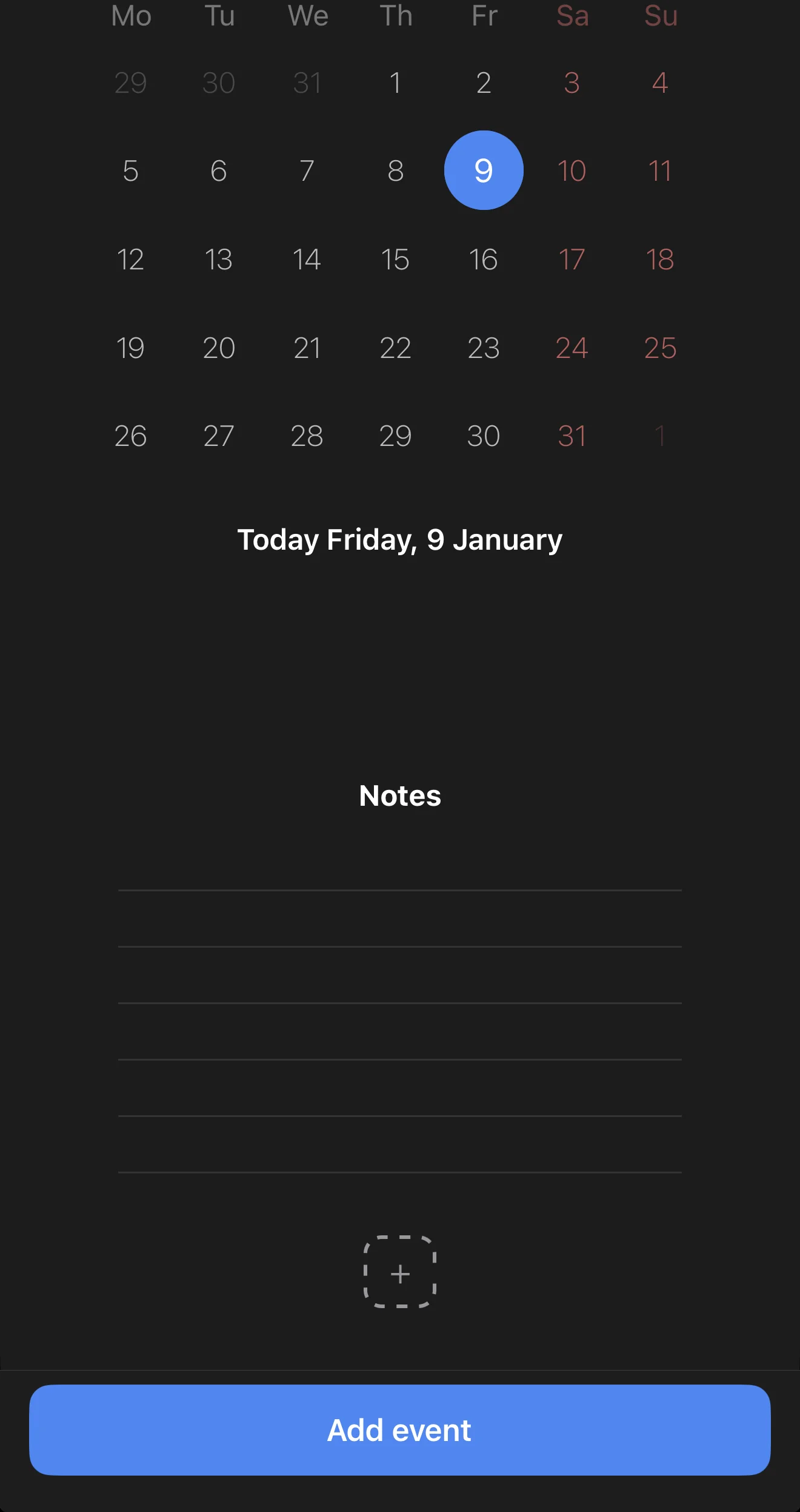 Calendar — Preview 4