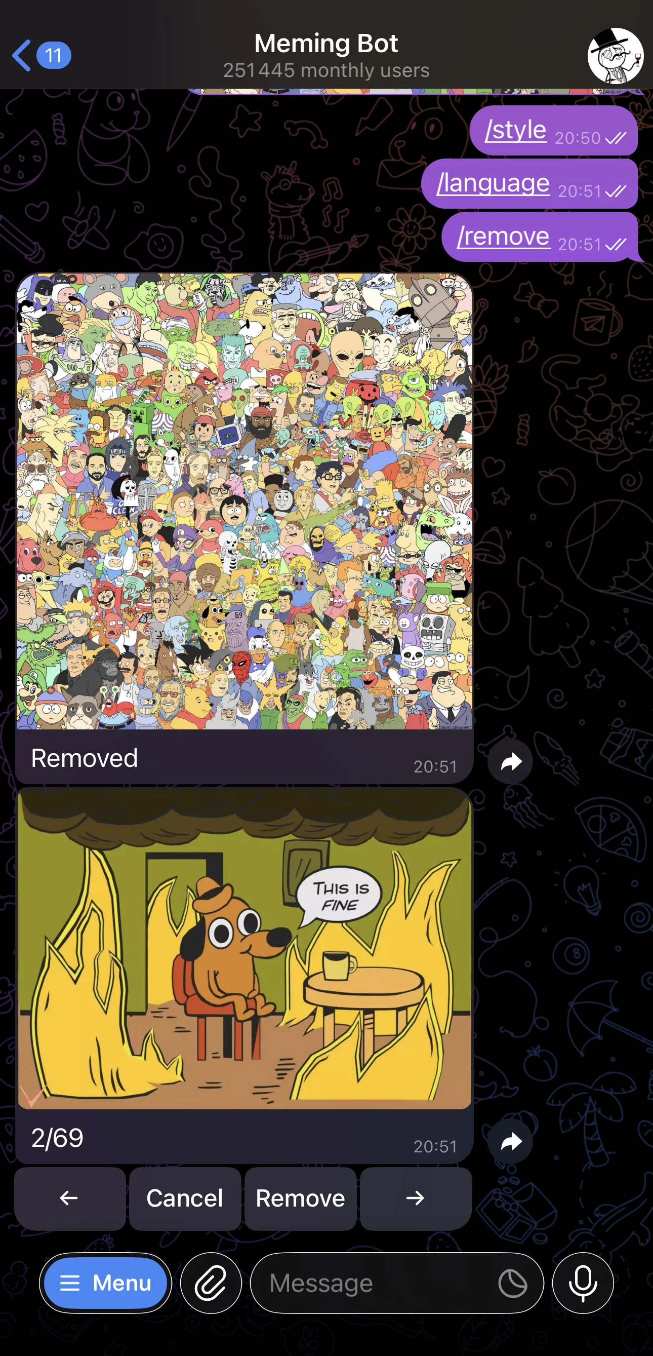 Meming Bot — Preview 2