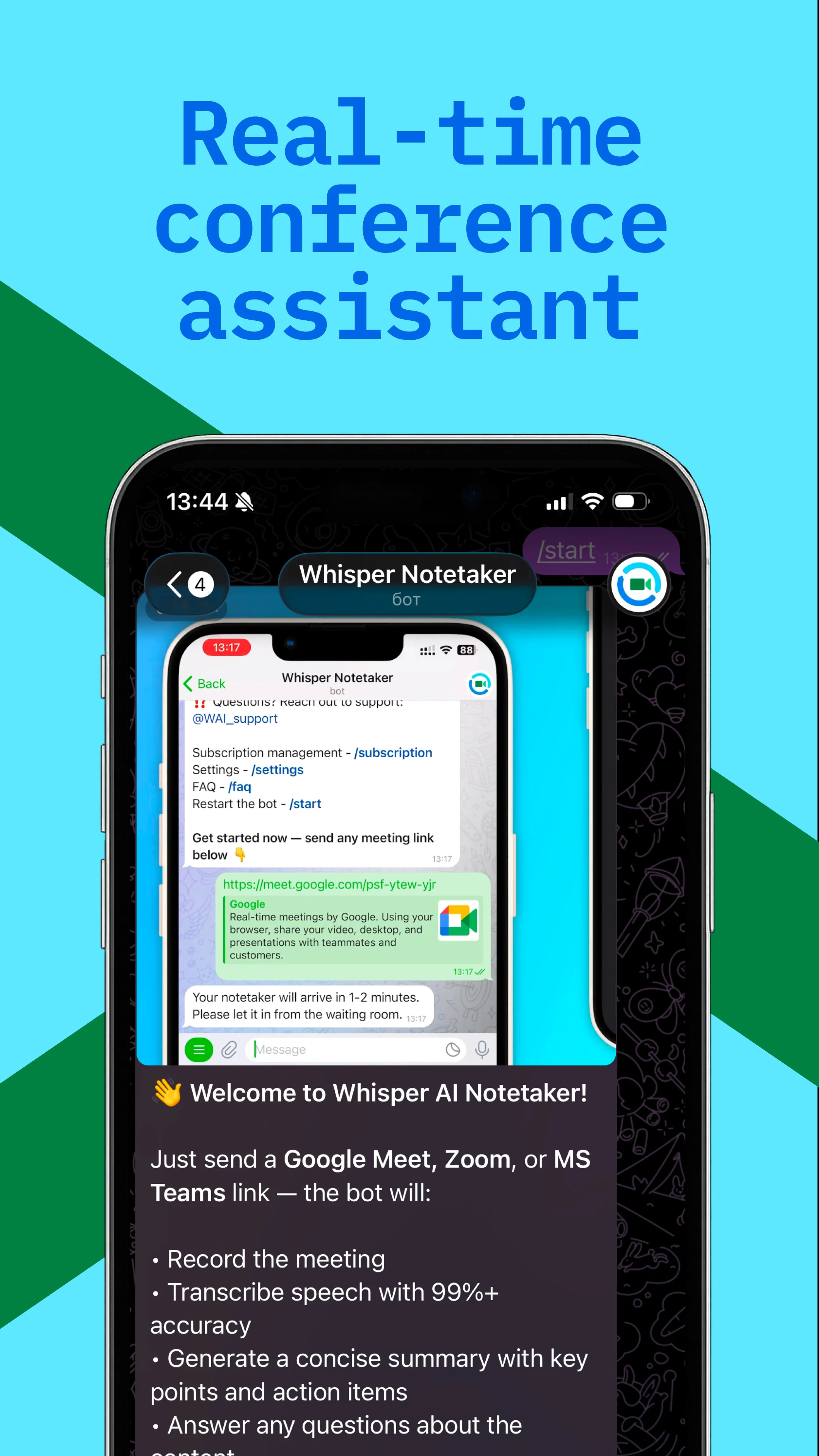 Whisper Notetaker — Preview 1