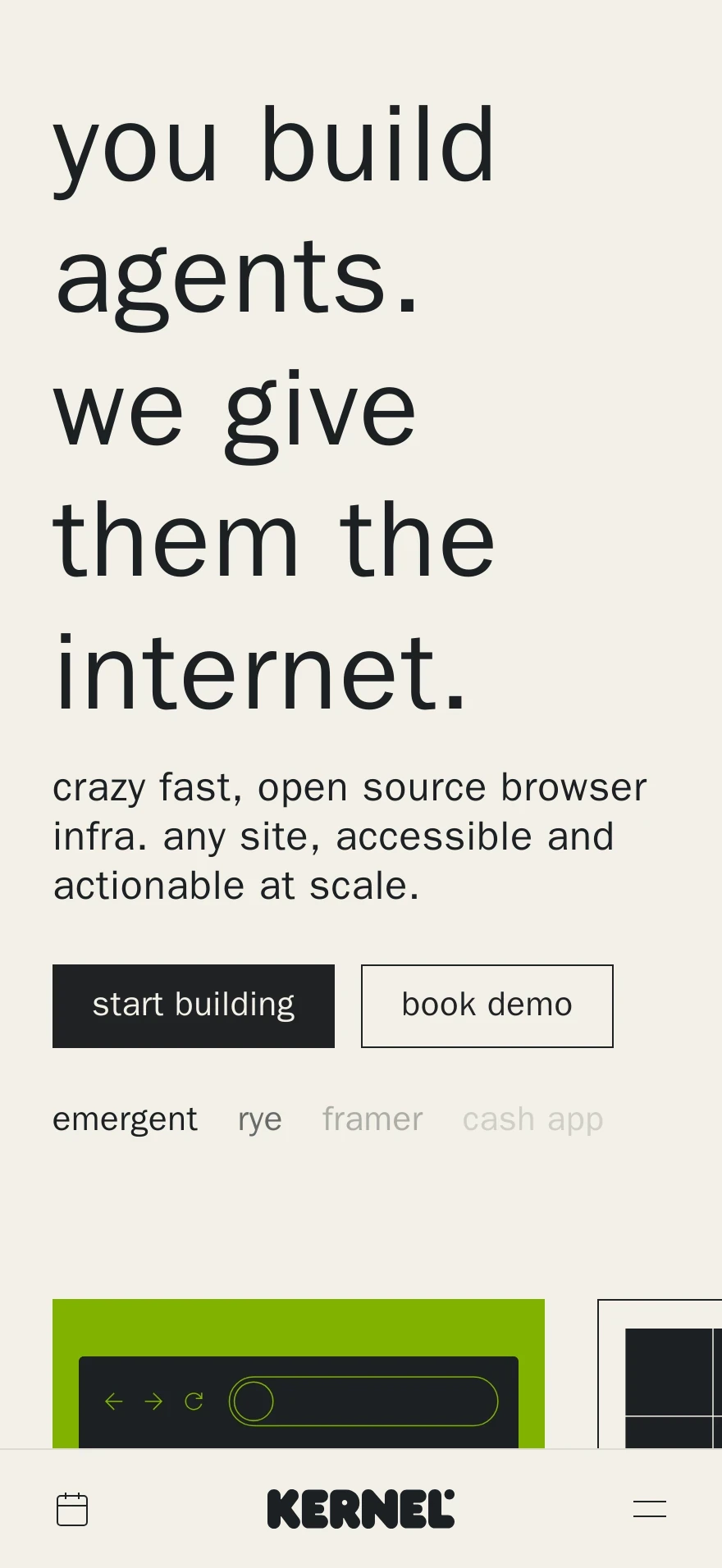 Kernel — Preview 1
