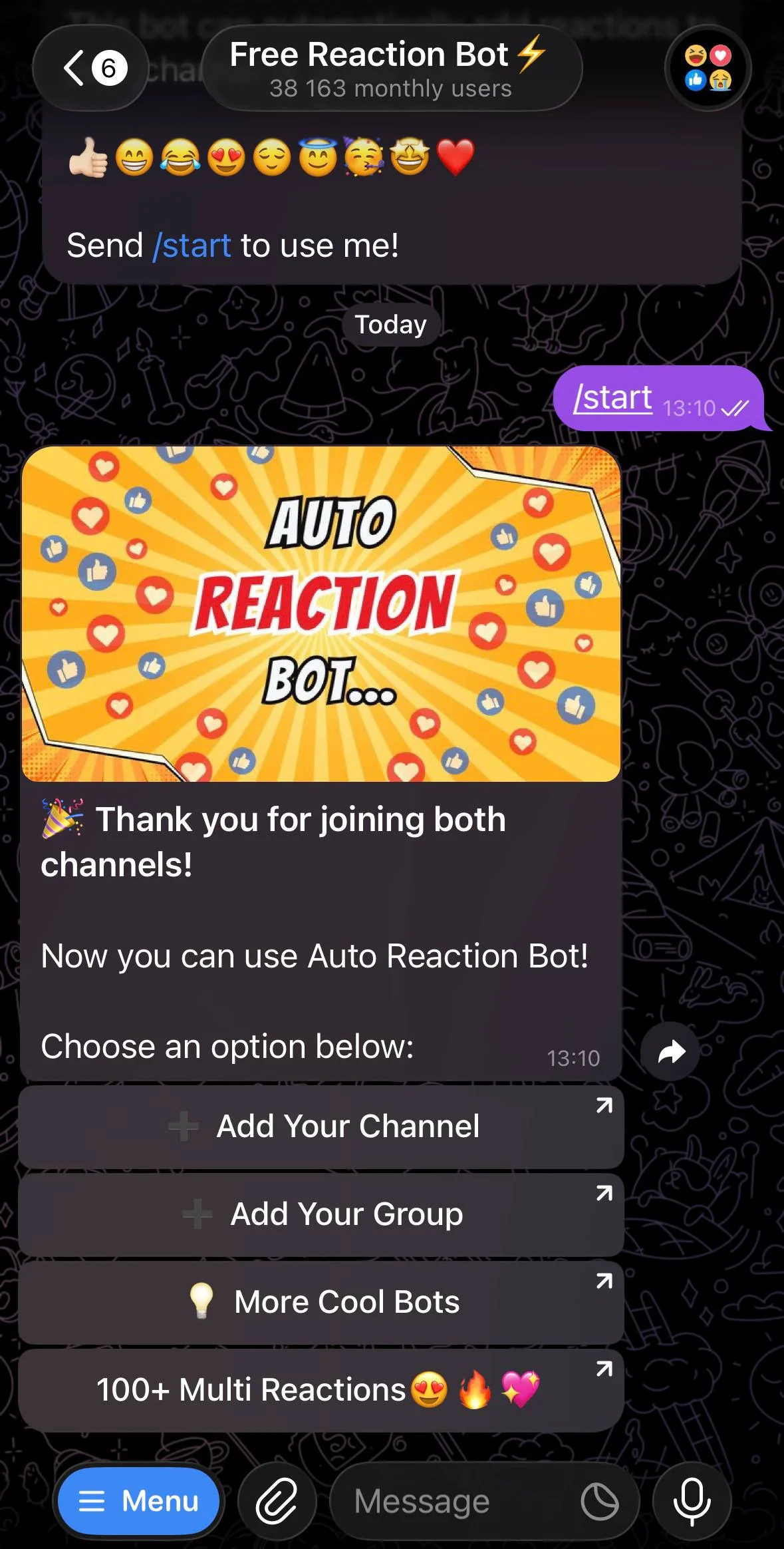 Auto Free Reaction — Preview 2