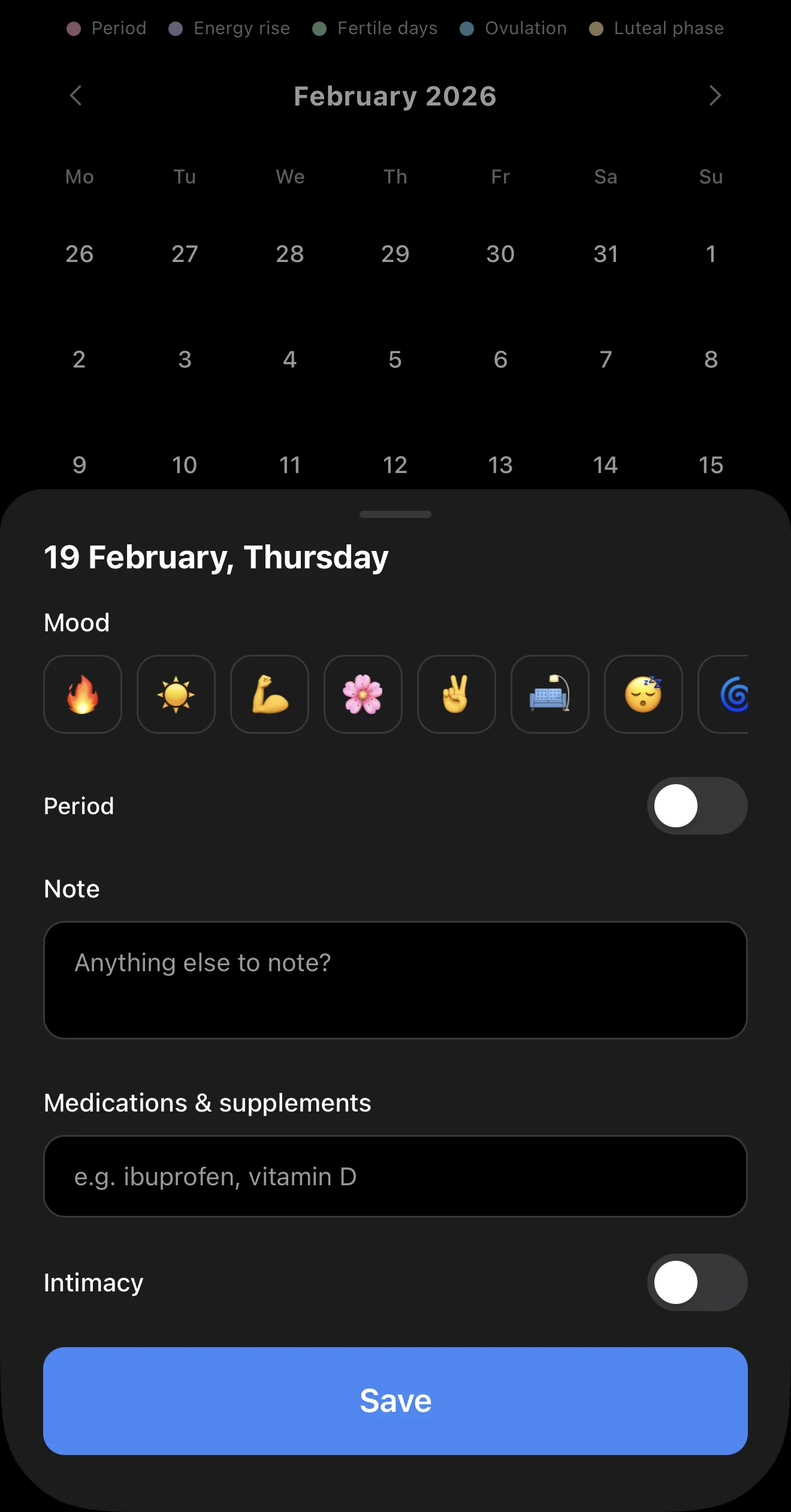 LunaCycle — Preview 2
