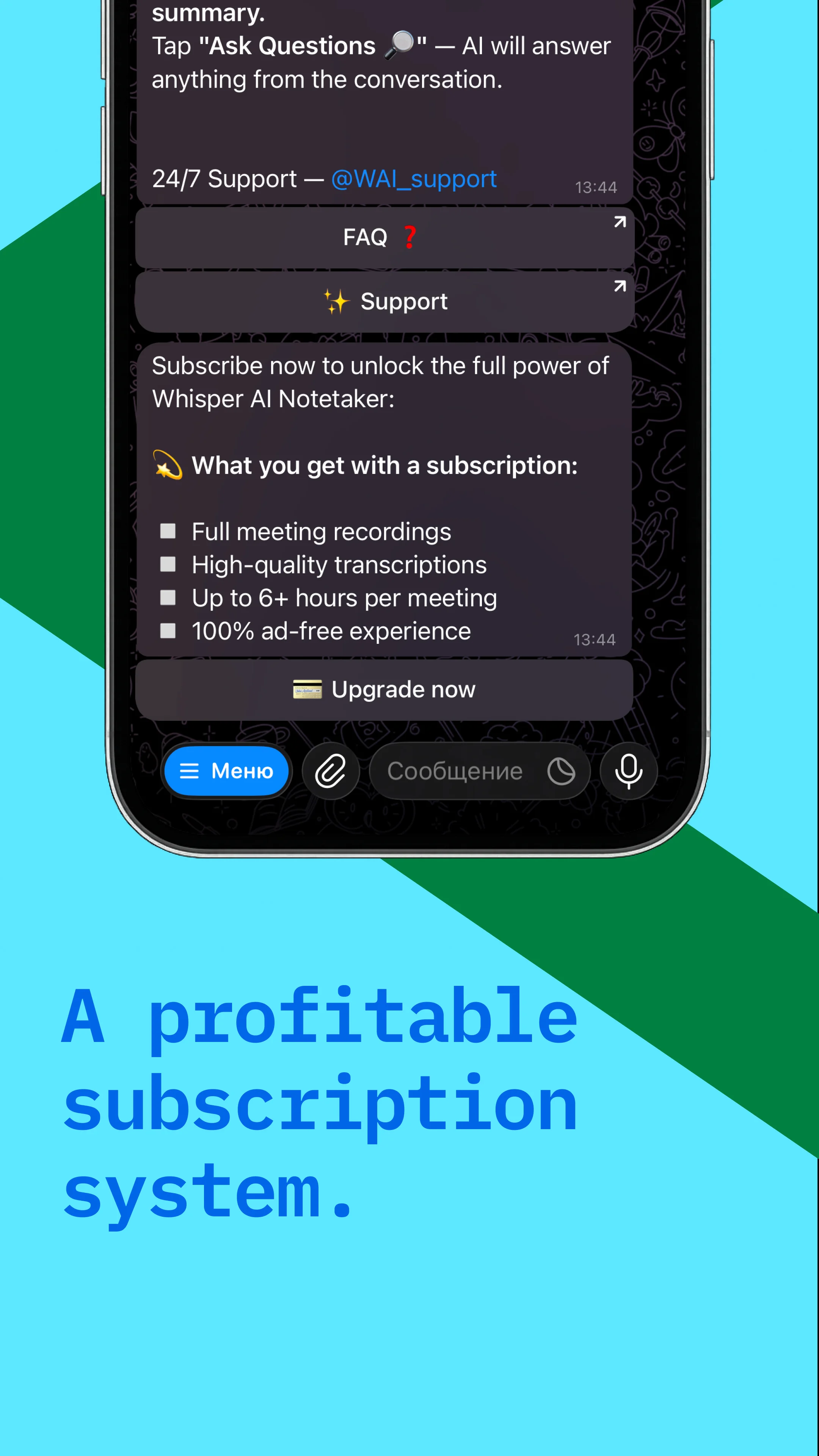 Whisper Notetaker — Preview 3