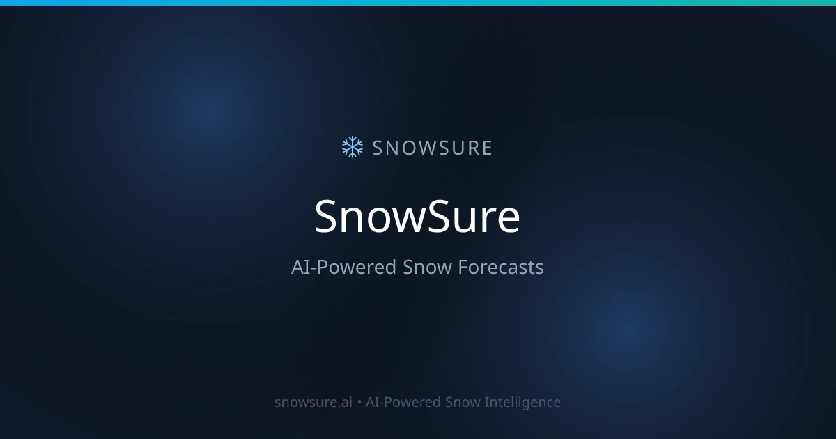 SnowSure — Snow & Ski