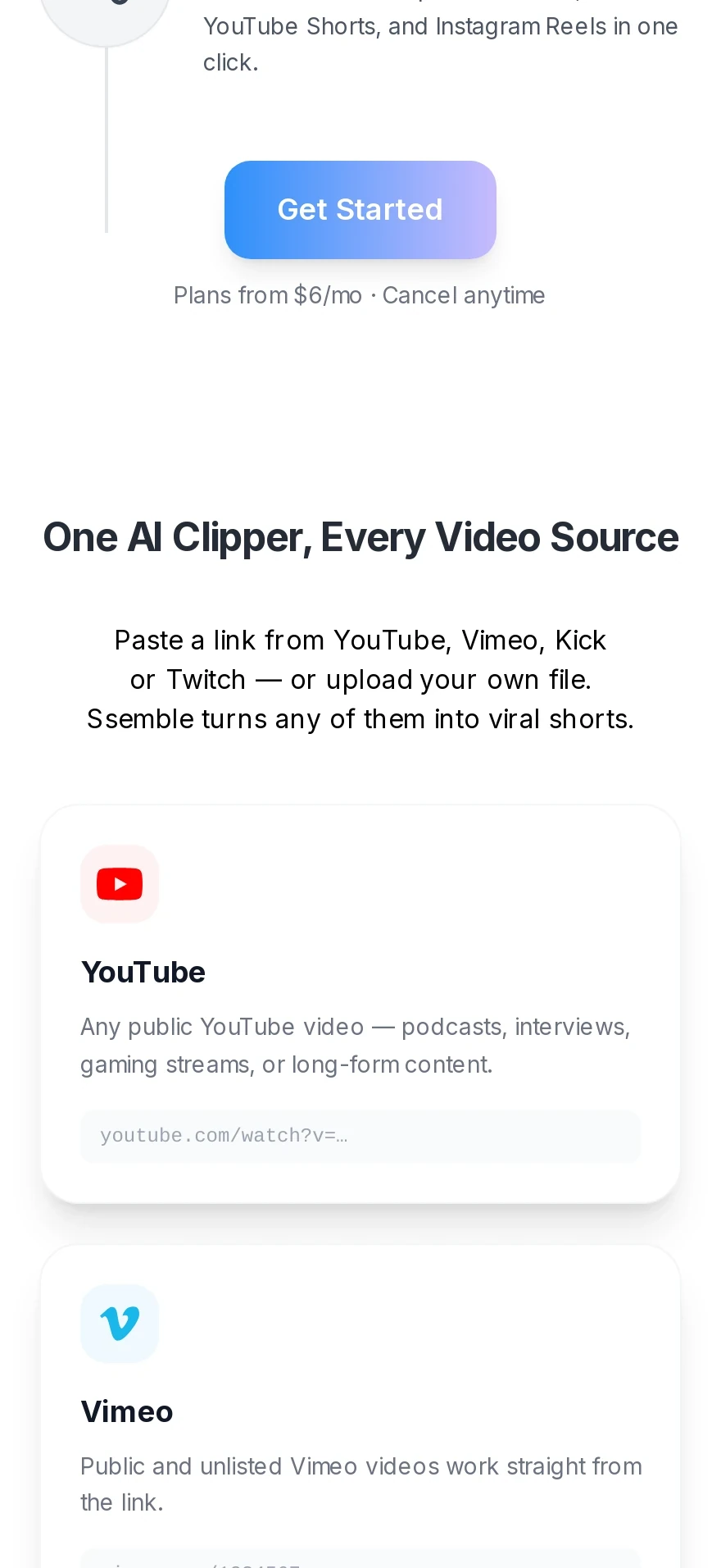 Ssemble AI Clipping — Preview 3