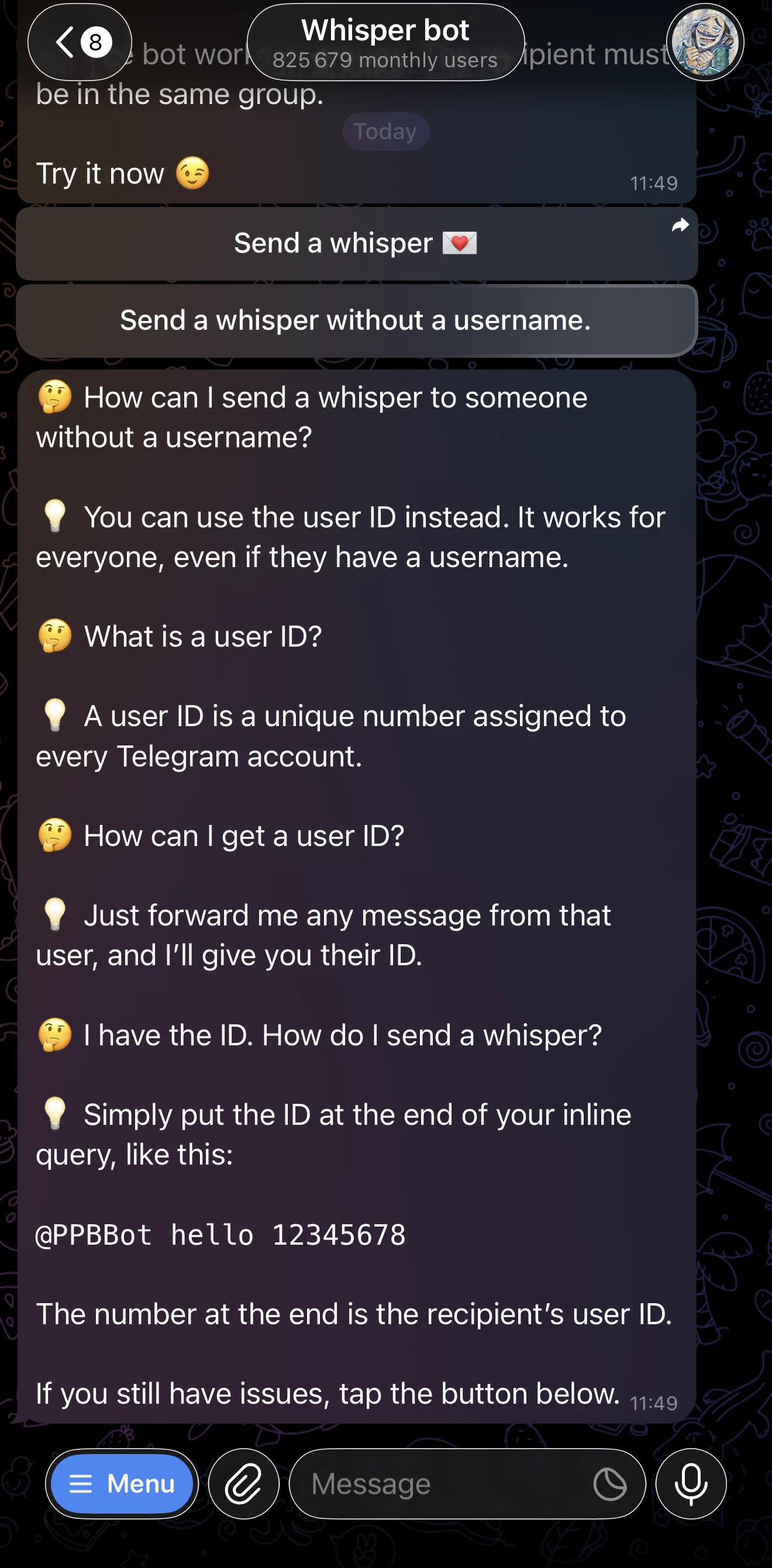 Whisper bot — Preview 4