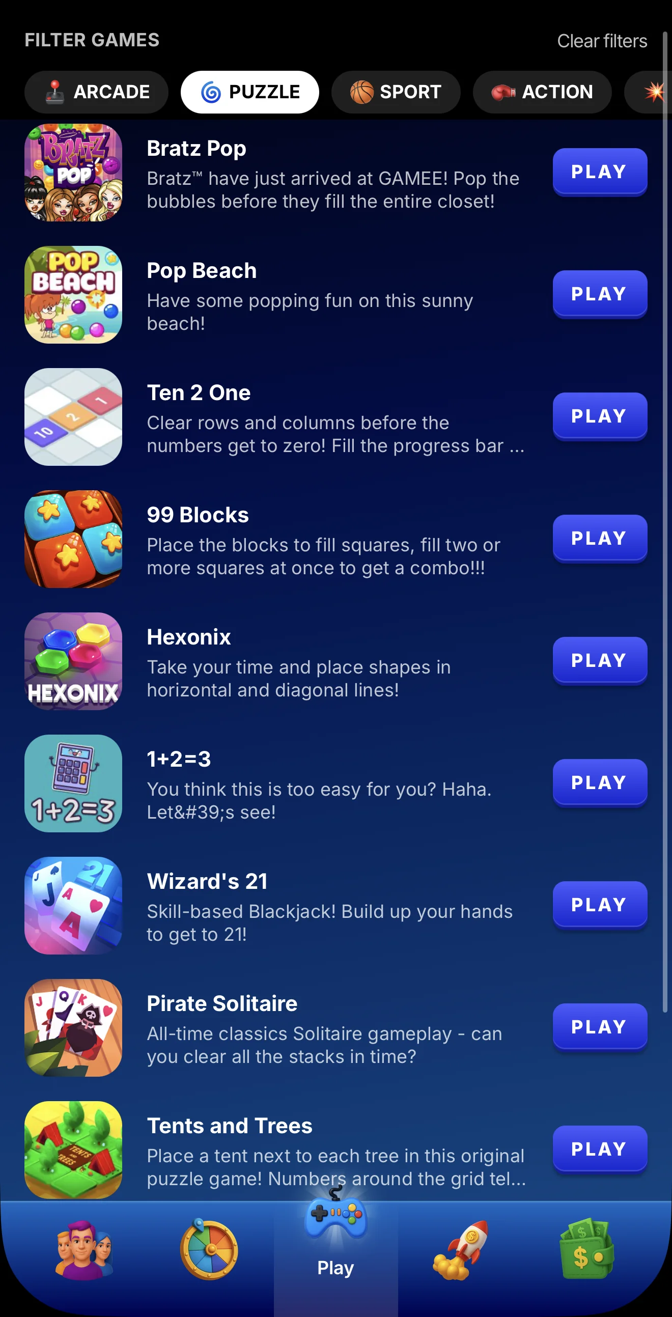 Gamee — Preview 4