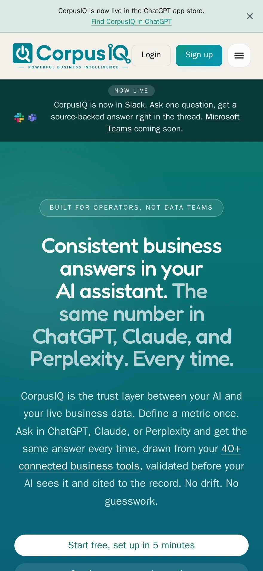 CorpusIQ — Preview 1