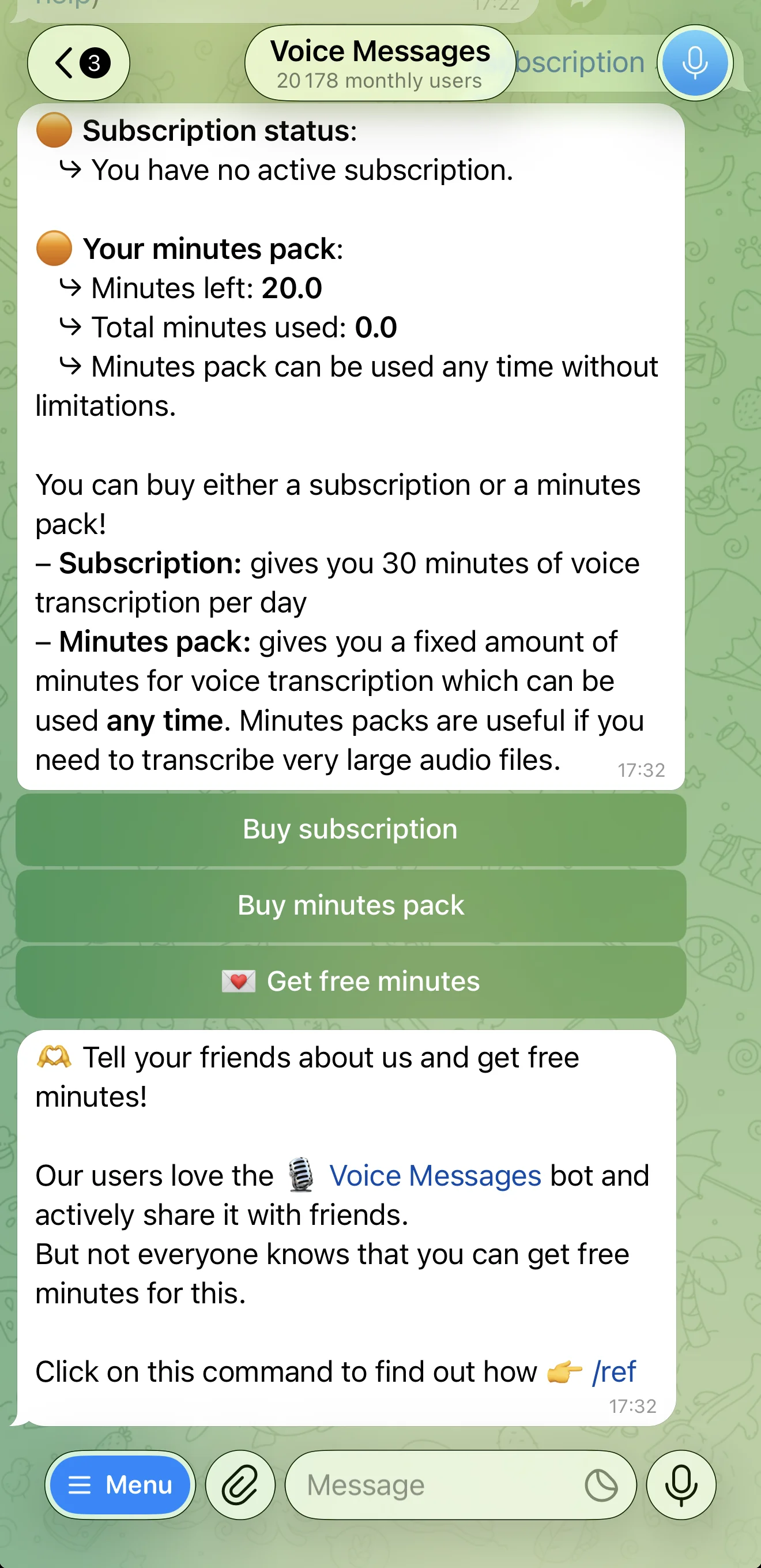 Voice Messages — Preview 2