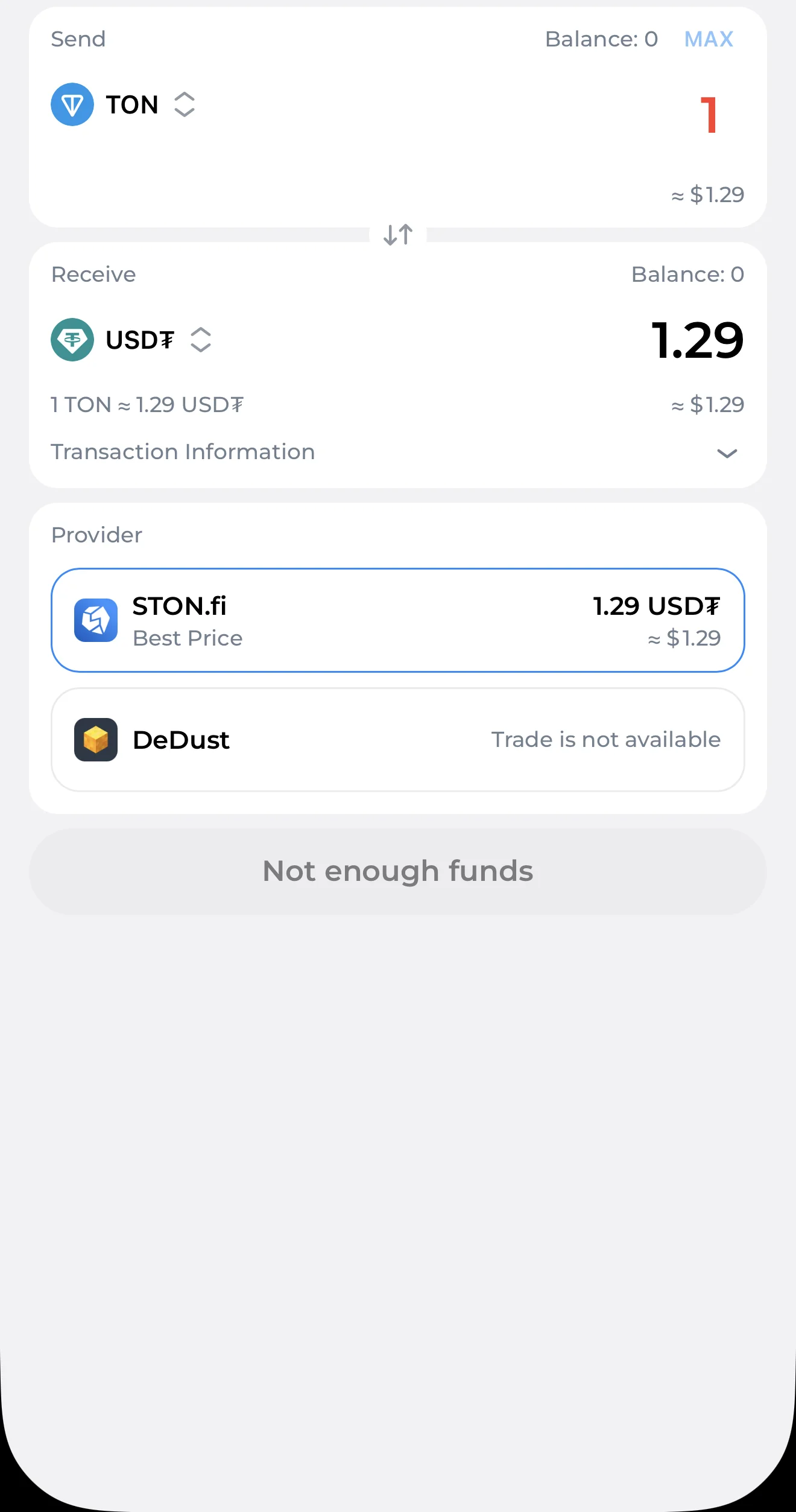 Tonkeeper — Preview 1