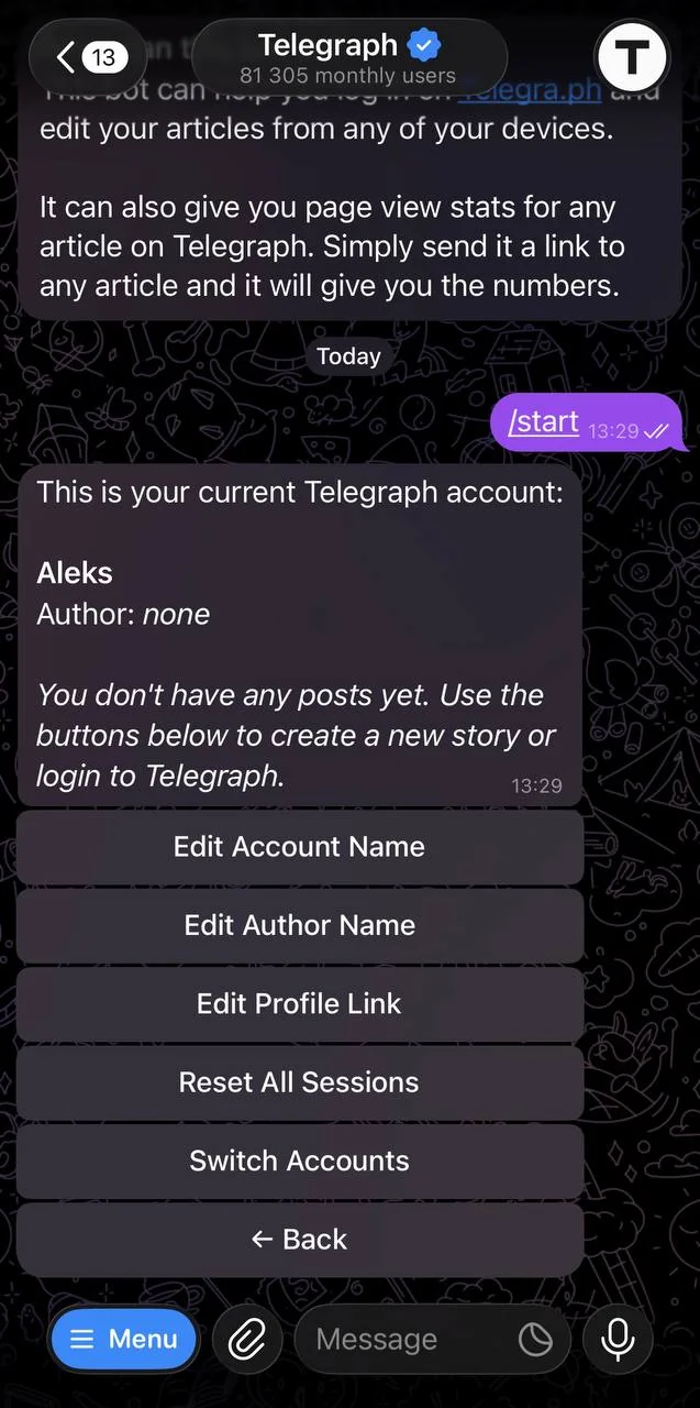 Telegraph — Pratinjau 4