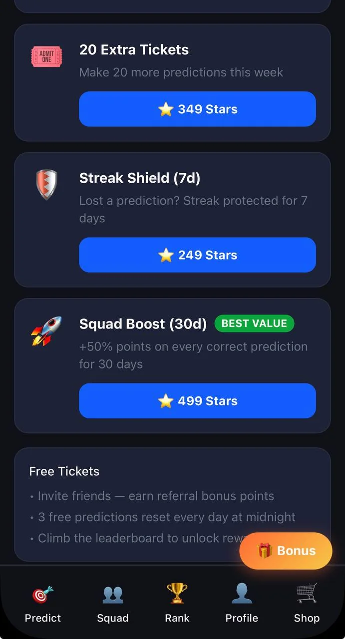 Squad Signal — Preview 4