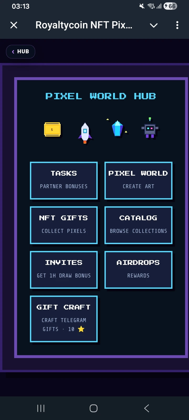 Royaltycoin NFT Pixel art — Preview 1