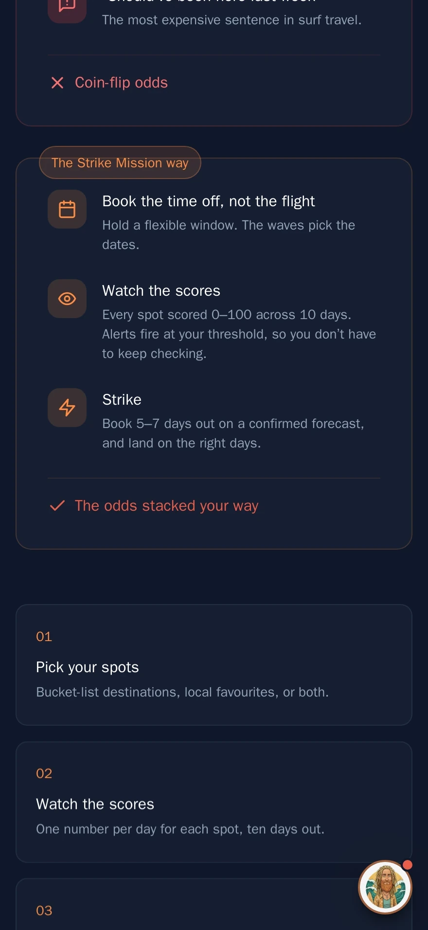 app.strikemission/surf-trip-planner — Preview 3