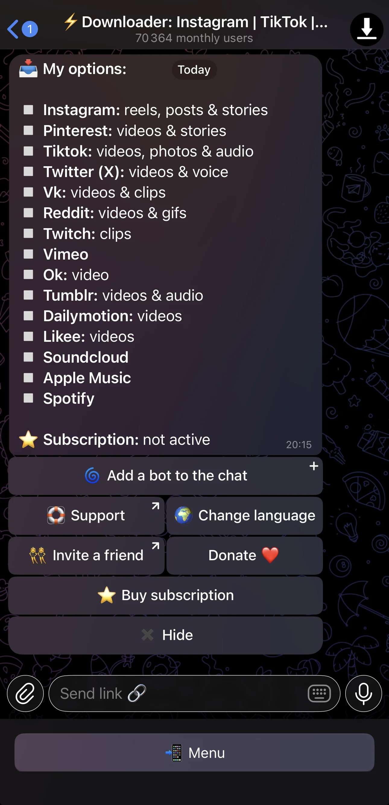 Downloader: Instagram | TikFaceBook |Tok | X — Preview 4