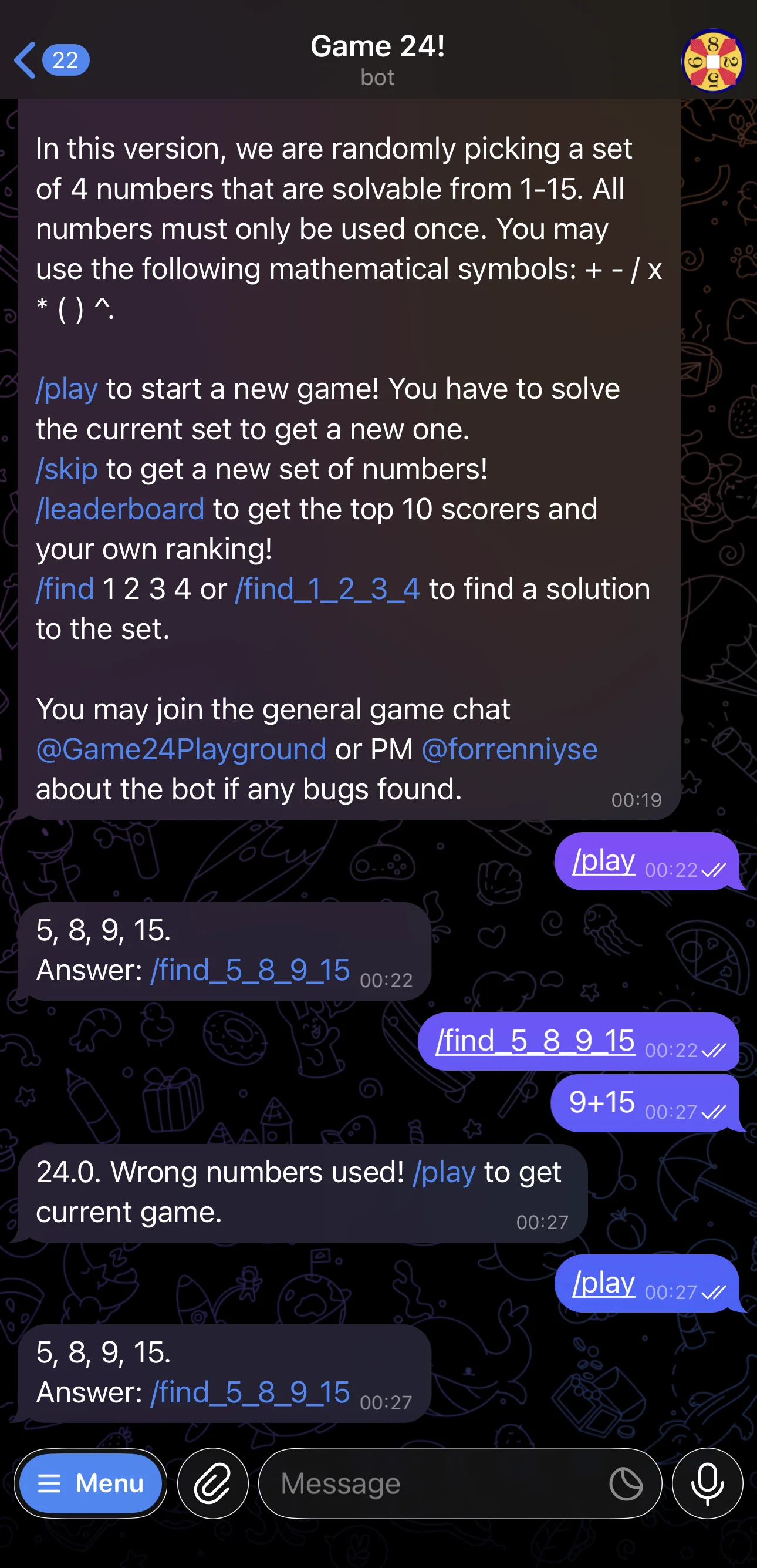 Game 24! — Pratinjau 2
