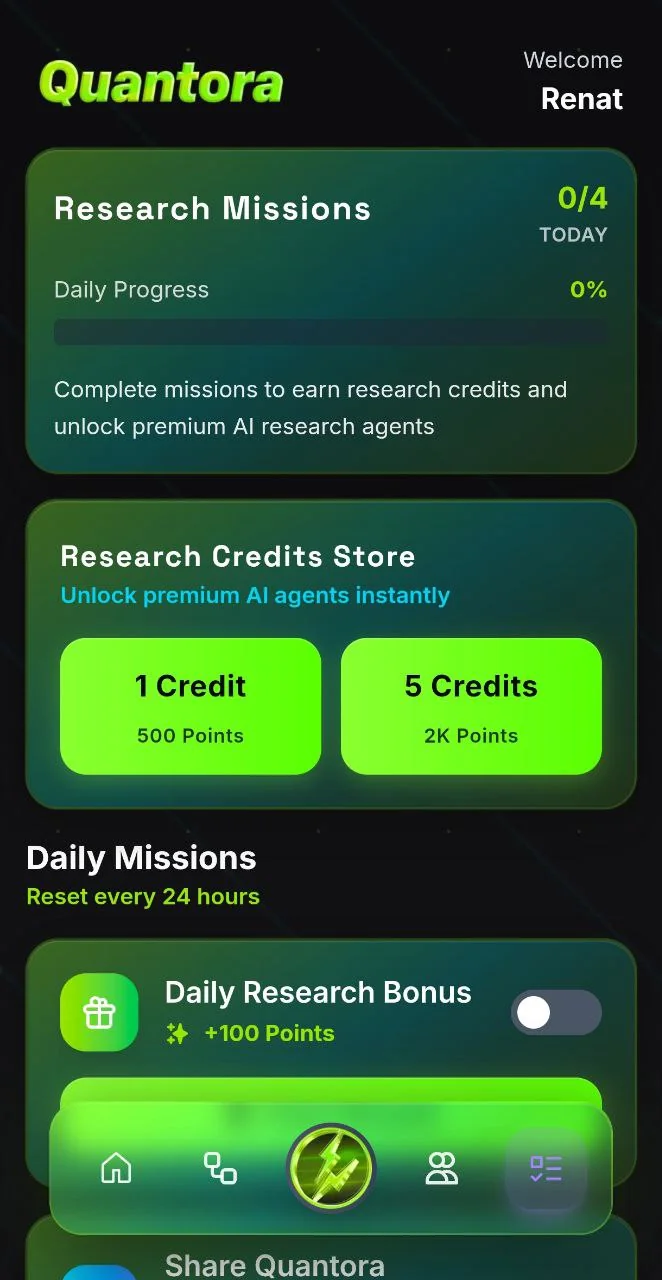 Quantora AI — Preview 5