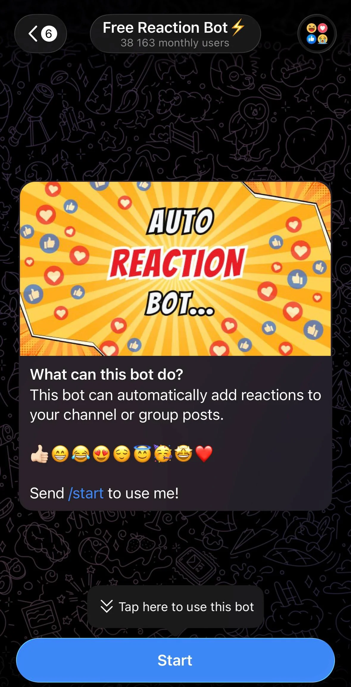 Auto Free Reaction — Preview 1
