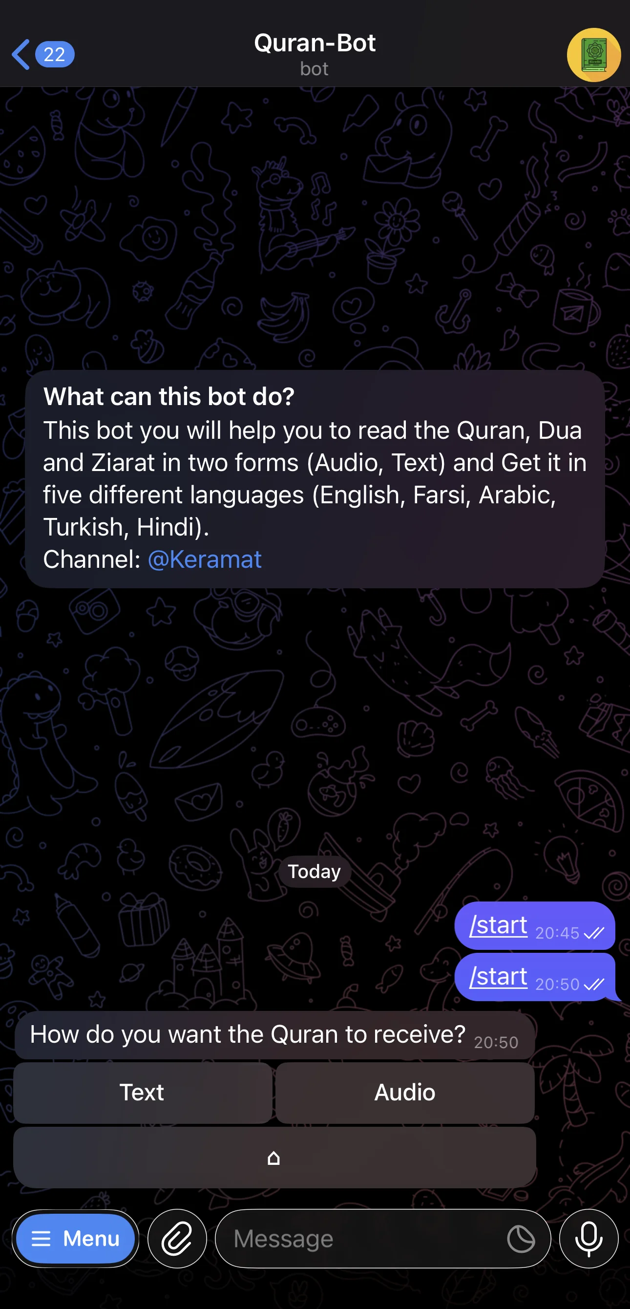 Quran-Bot — Превью 4